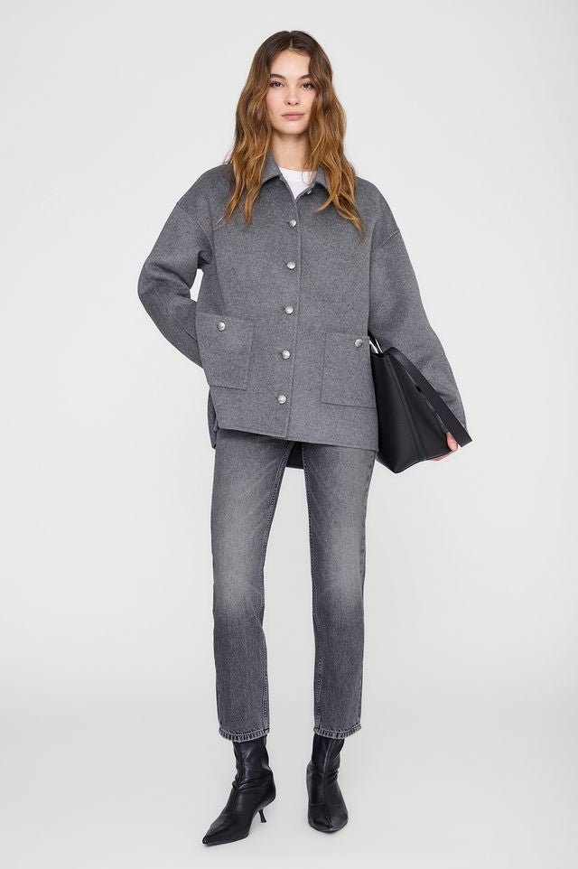 Anine Bing Luca Jacket Heather Grey - Den Lille Ida - Anine Bing