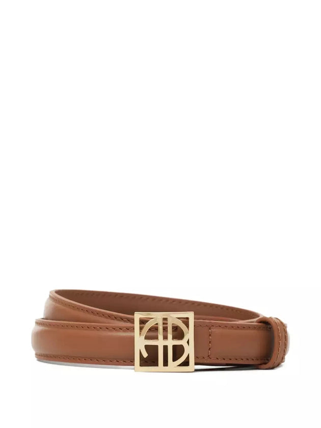 Anine Bing Monogram Belt Cognac