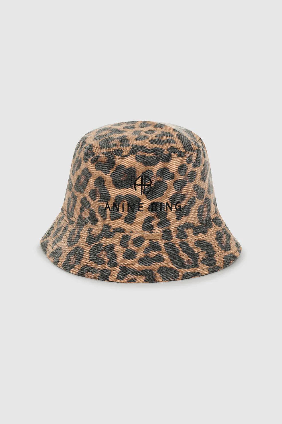 Anine Bing Nicks Bucket Hat Black and Brown Leopard - Den Lille Ida - Anine Bing