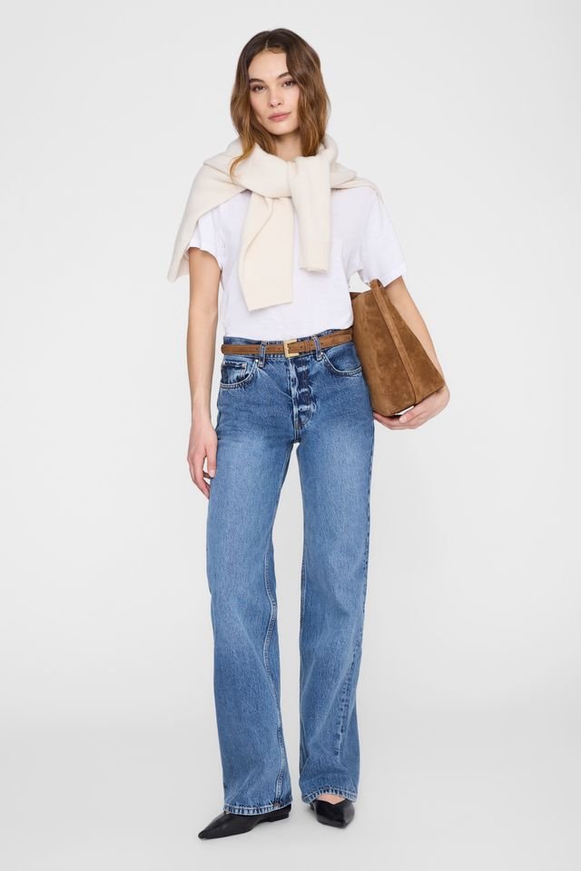 Anine Bing Nicola Belt Suede Tobacco - Den Lille Ida - Anine Bing