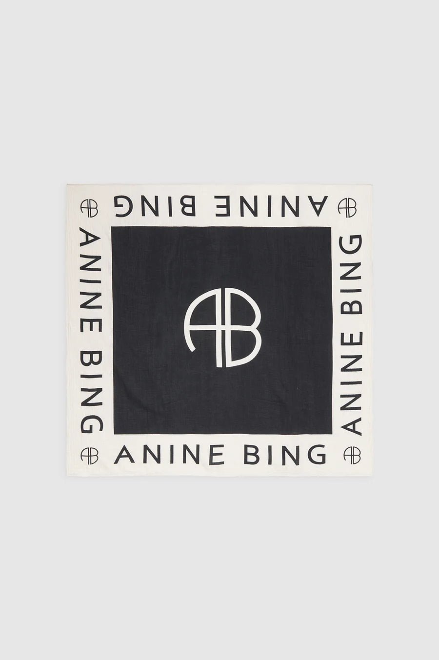 Anine Bing PRAIA SARONG - BLACK AND CREAM - Den Lille Ida - Anine Bing