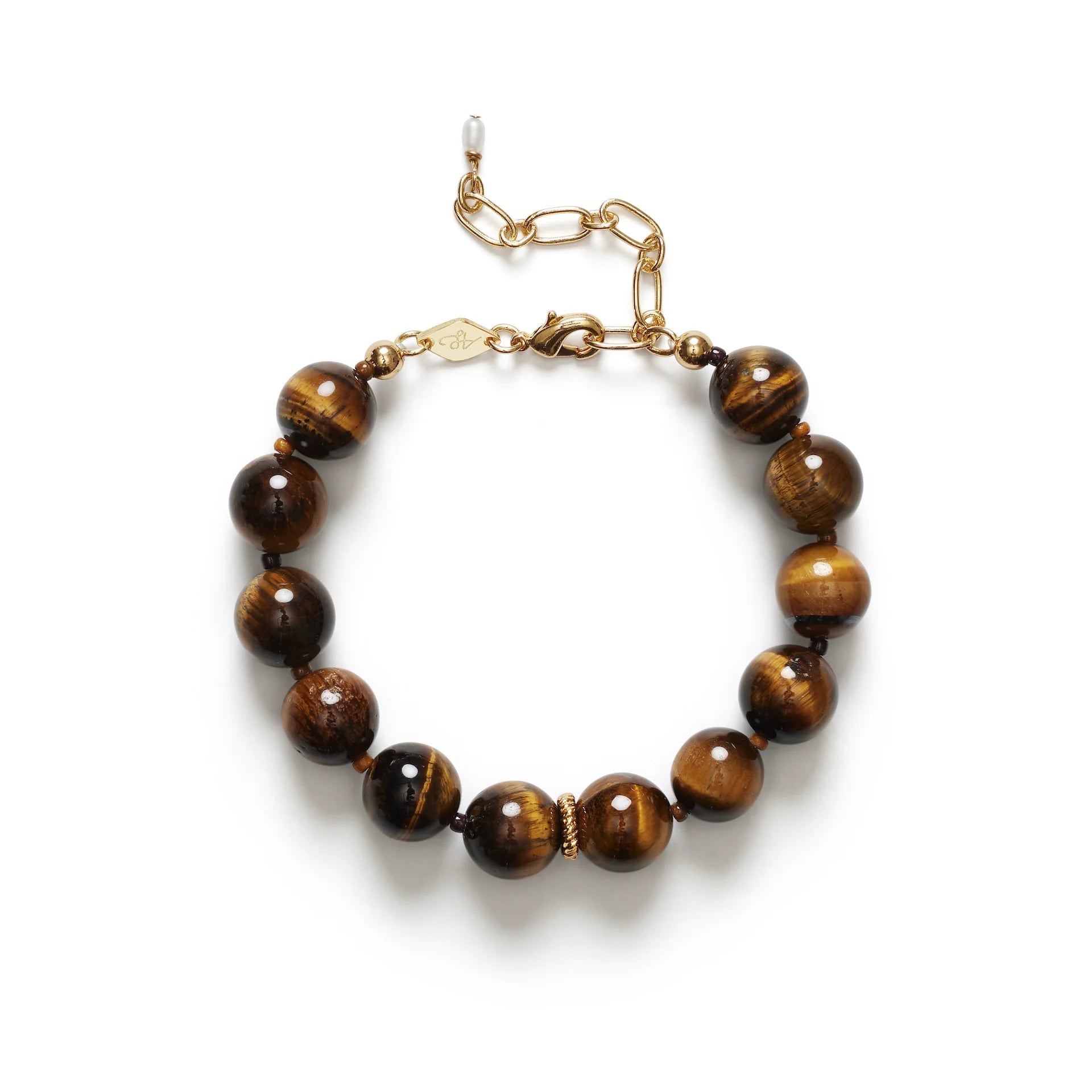 Anni Lu Ball Bracelet Tiger Eye - Den Lille Ida - ANNI LU
