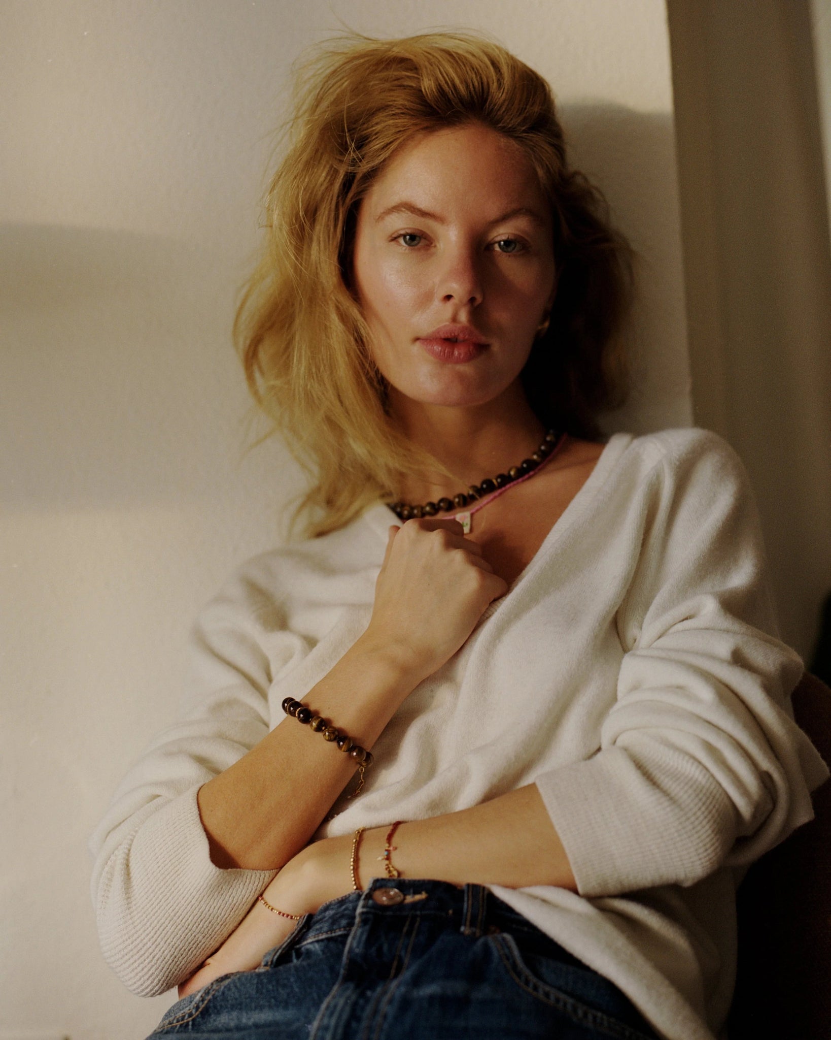 Anni Lu Ball Necklace Tiger Eye - Den Lille Ida - ANNI LU