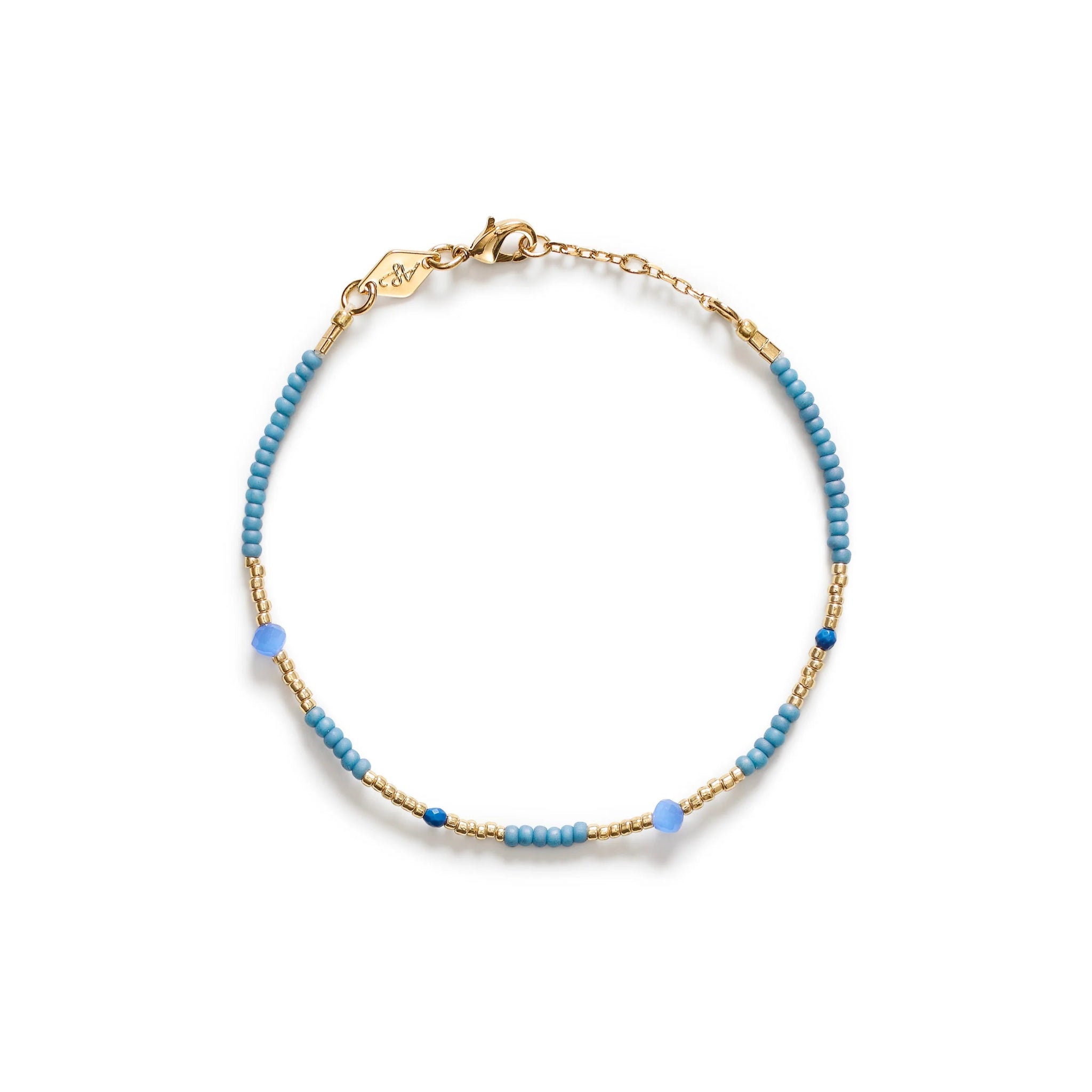 Anni Lu Clemence Bracelet Faded Denim - Den Lille Ida - ANNI LU