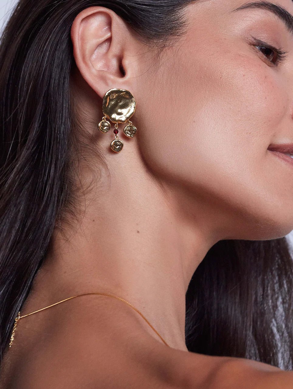Anni Lu Dream Catcher Earrings Gold - Den Lille Ida - ANNI LU