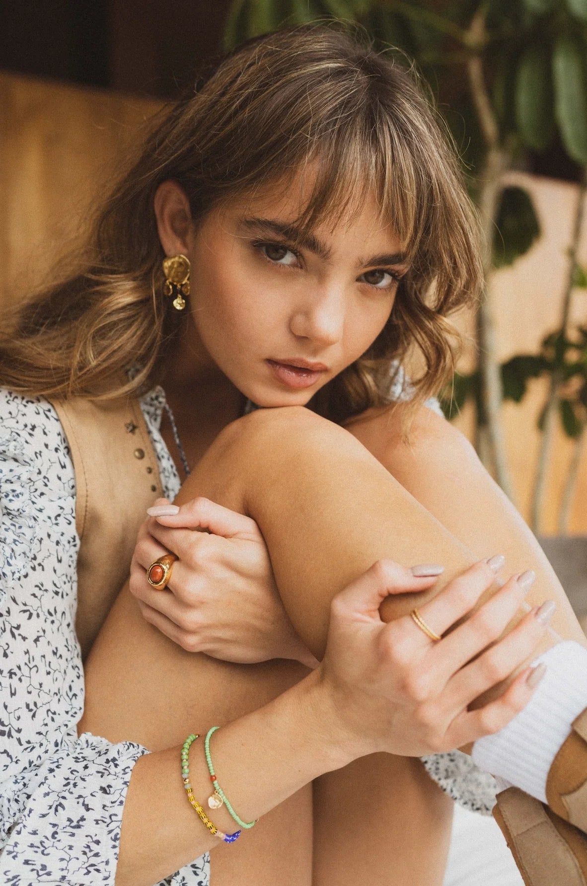 Anni Lu Dream Catcher Earrings Gold - Den Lille Ida - ANNI LU