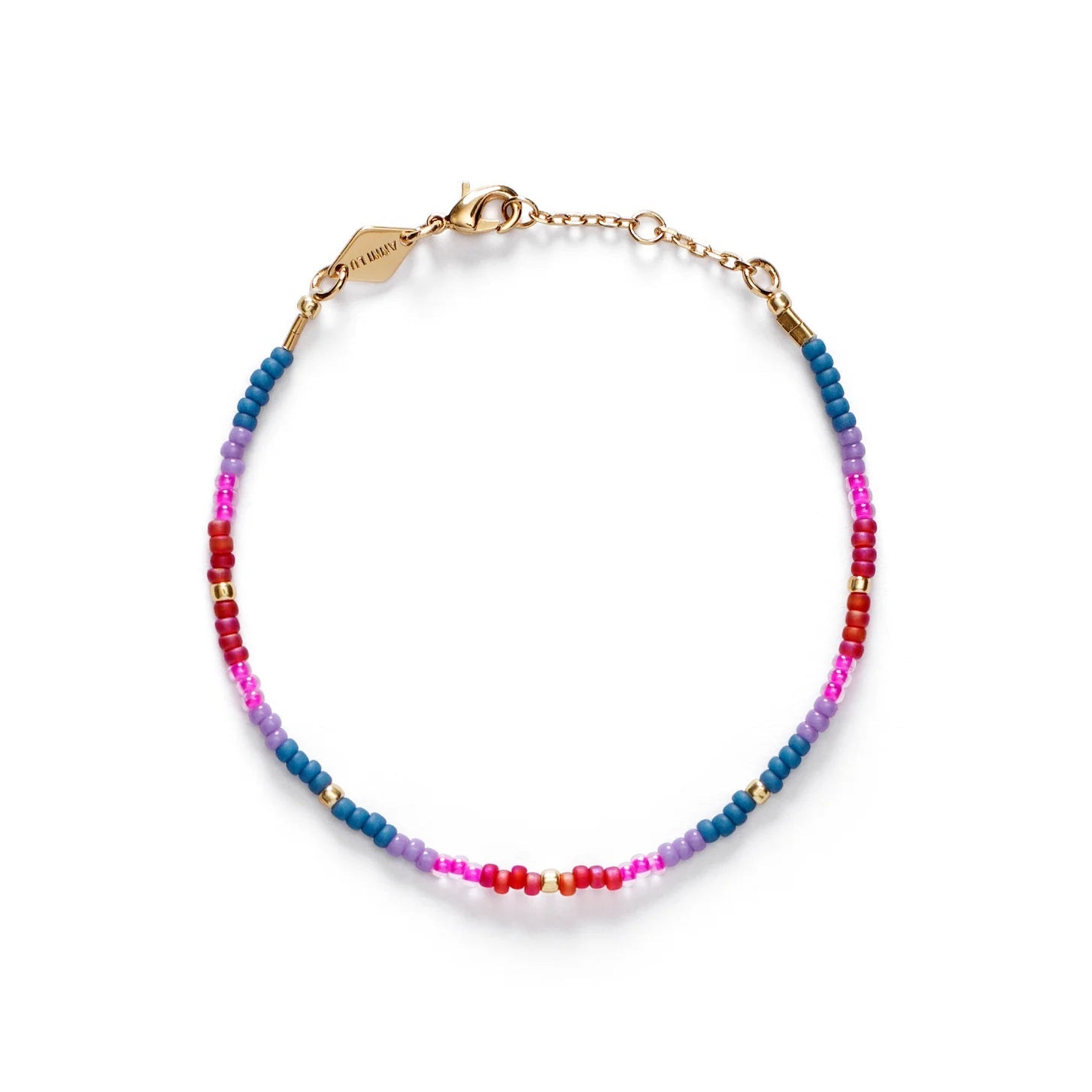 Anni Lu Tie Dye Bracelet Violet - Den Lille Ida - ANNI LU