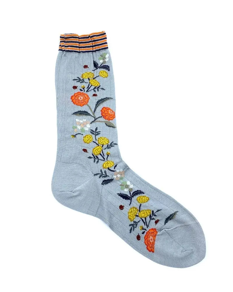 Antipast Socks Bouquet Light Grey