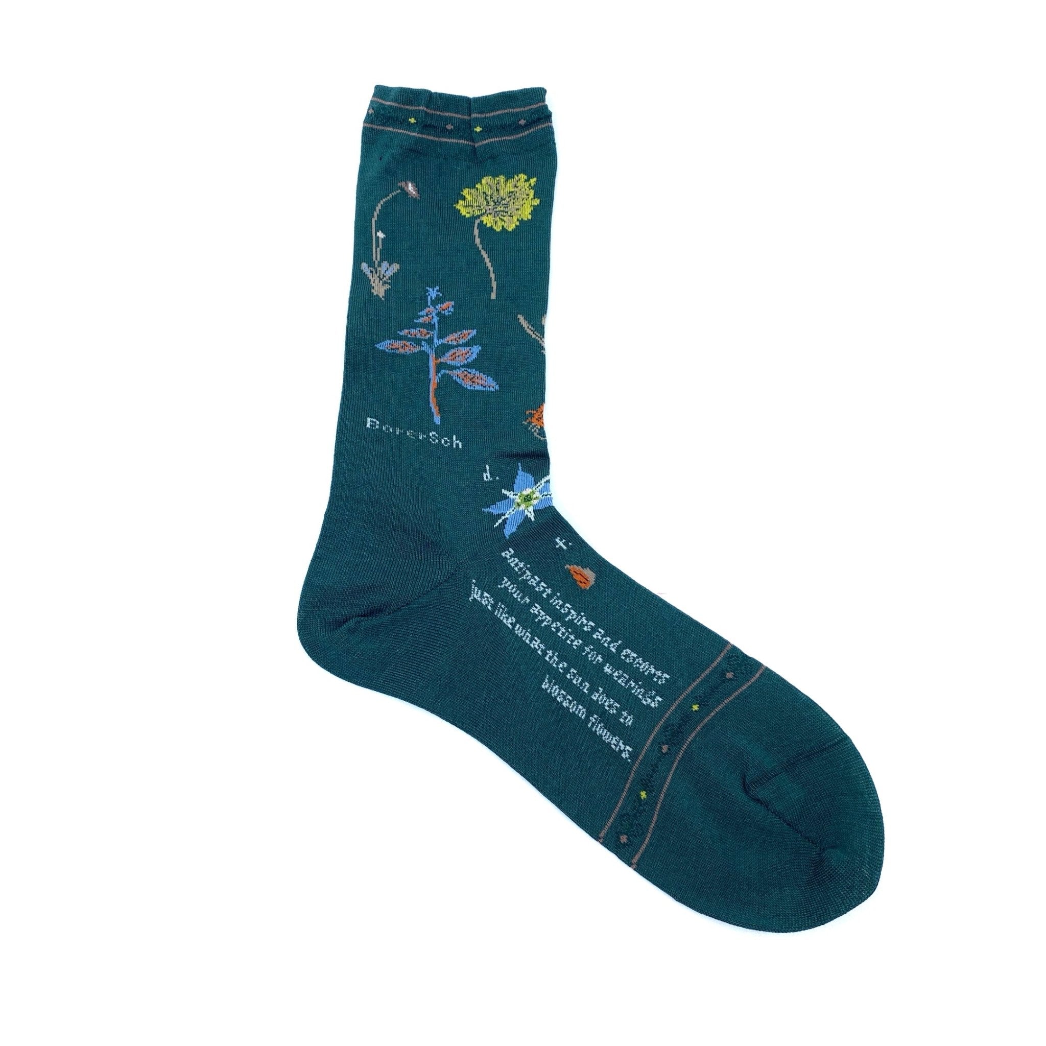Antipast Socks Botanicam XVII Green - Den Lille Ida - Antipast