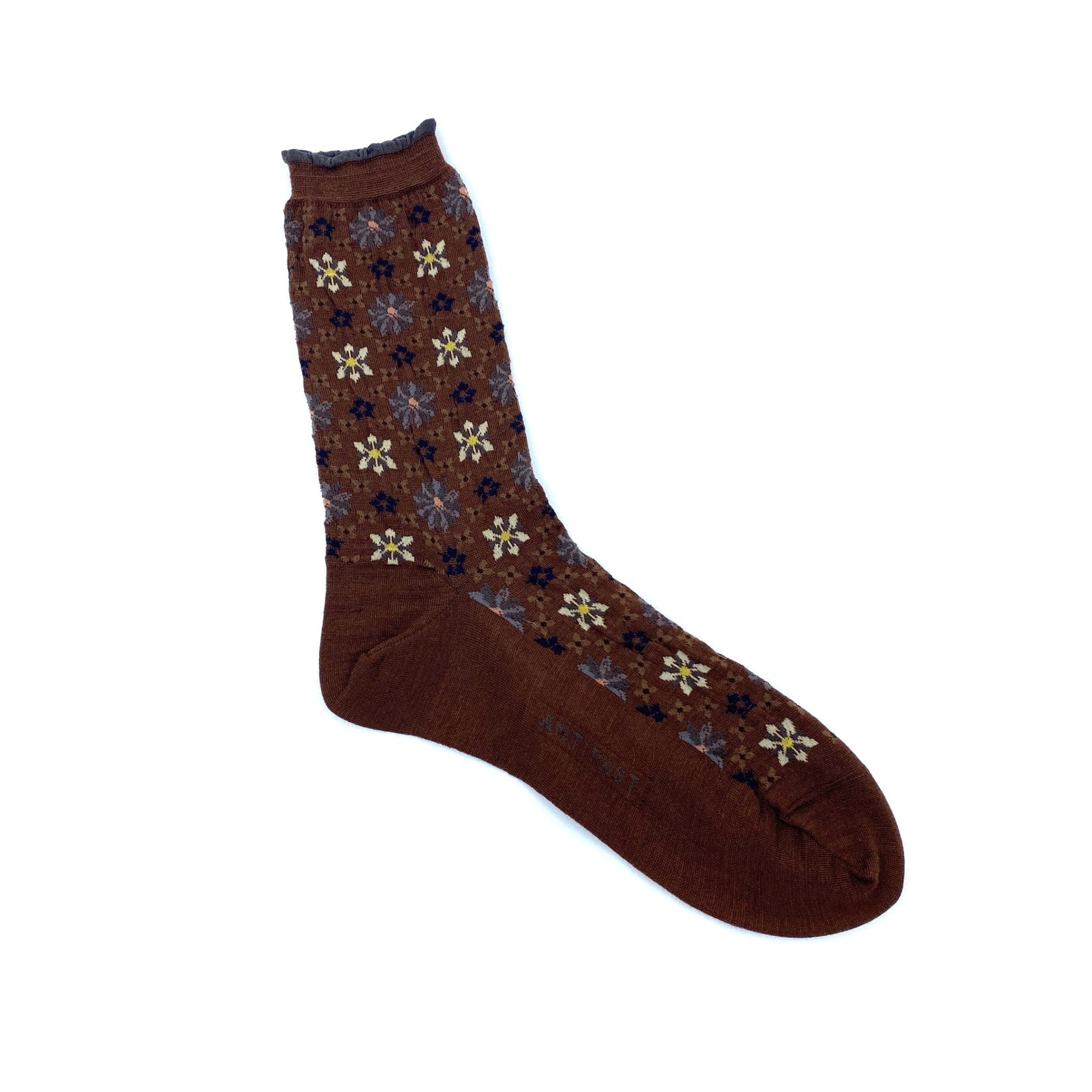 Antipast Socks Kaleido Scope Brown - Den Lille Ida - Antipast