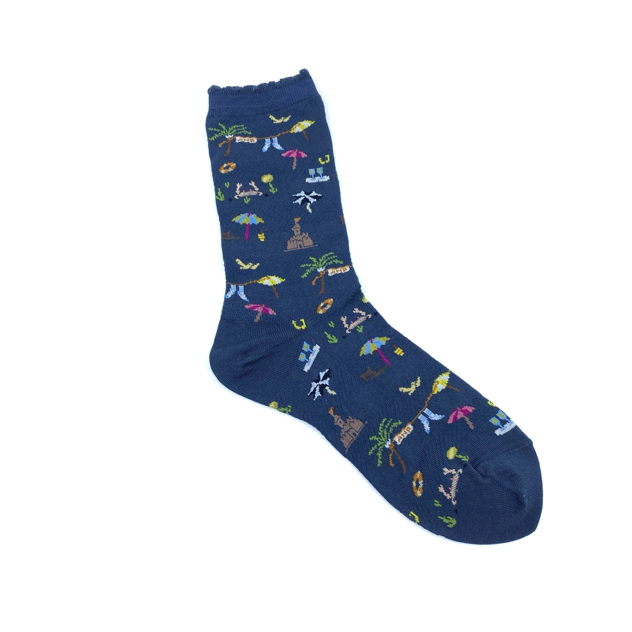 Antipast Socks Summer Beach Navy - Den Lille Ida - anipast