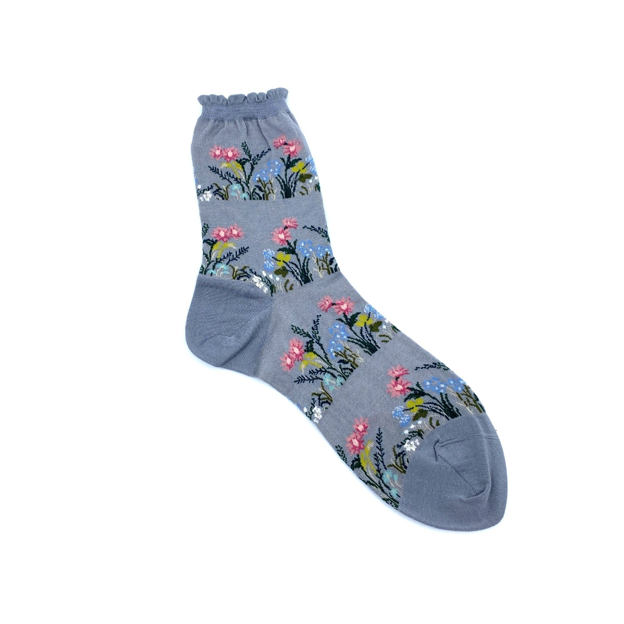 Antipast Socks Wild Flower Grey - Den Lille Ida - Antipast