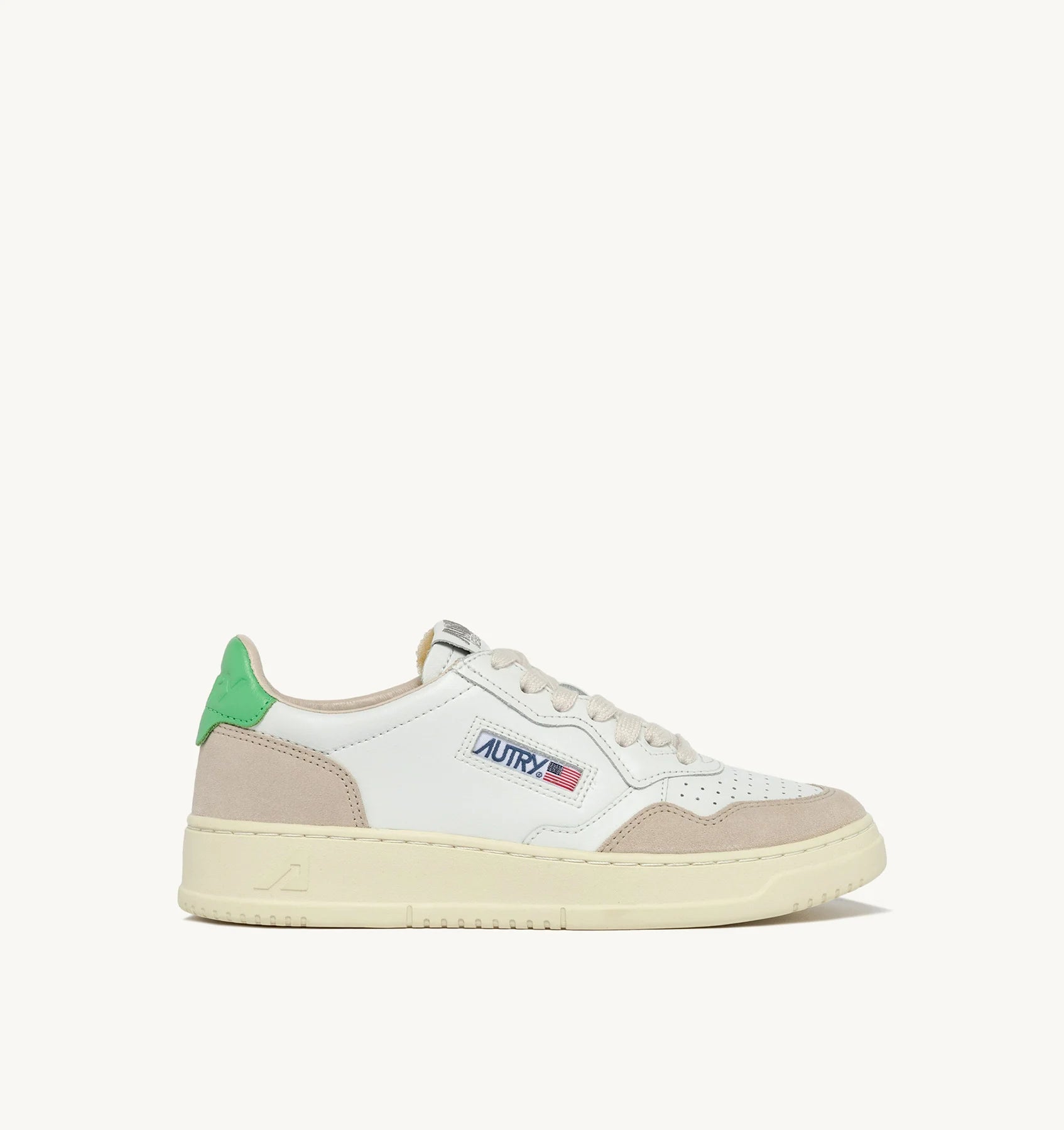 Autry Sneakers Medalist Low White and Green - Den Lille Ida - Autry