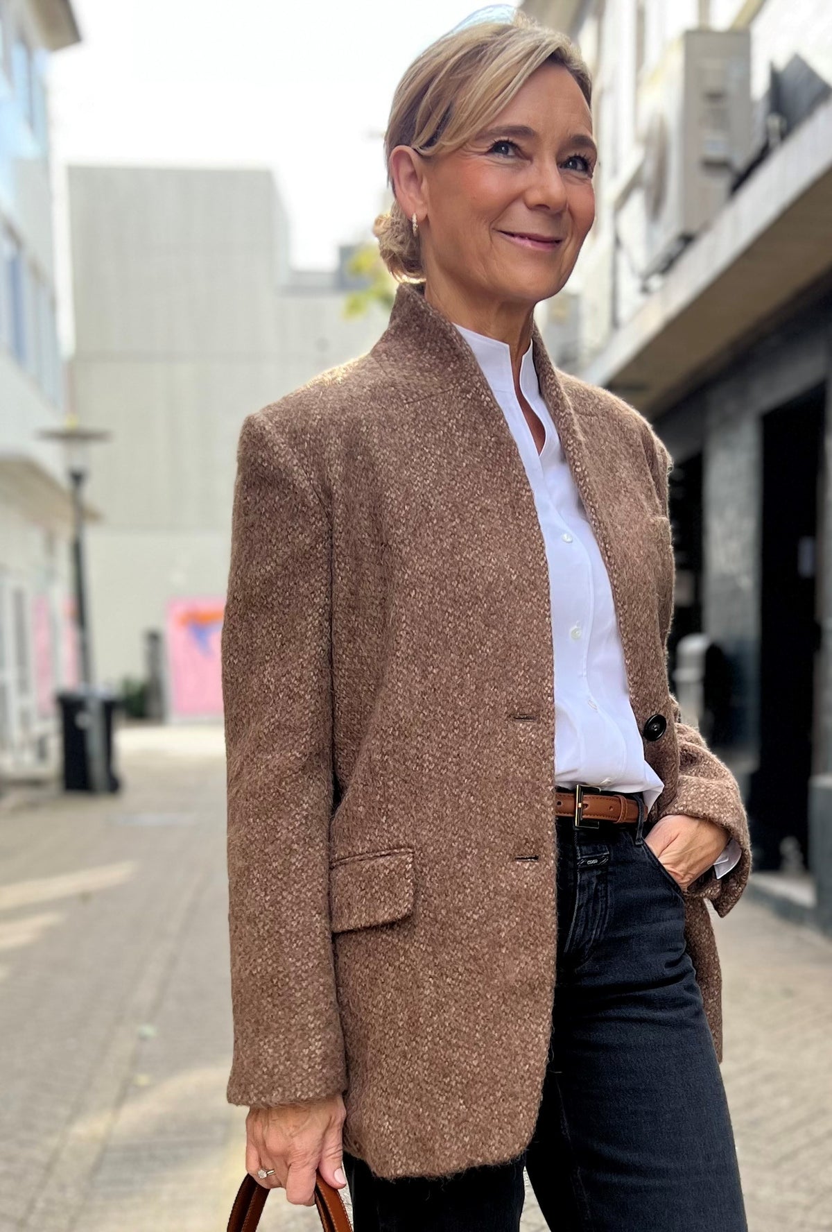 Vanessa Bruno Jovanka Jacket Marron Chine