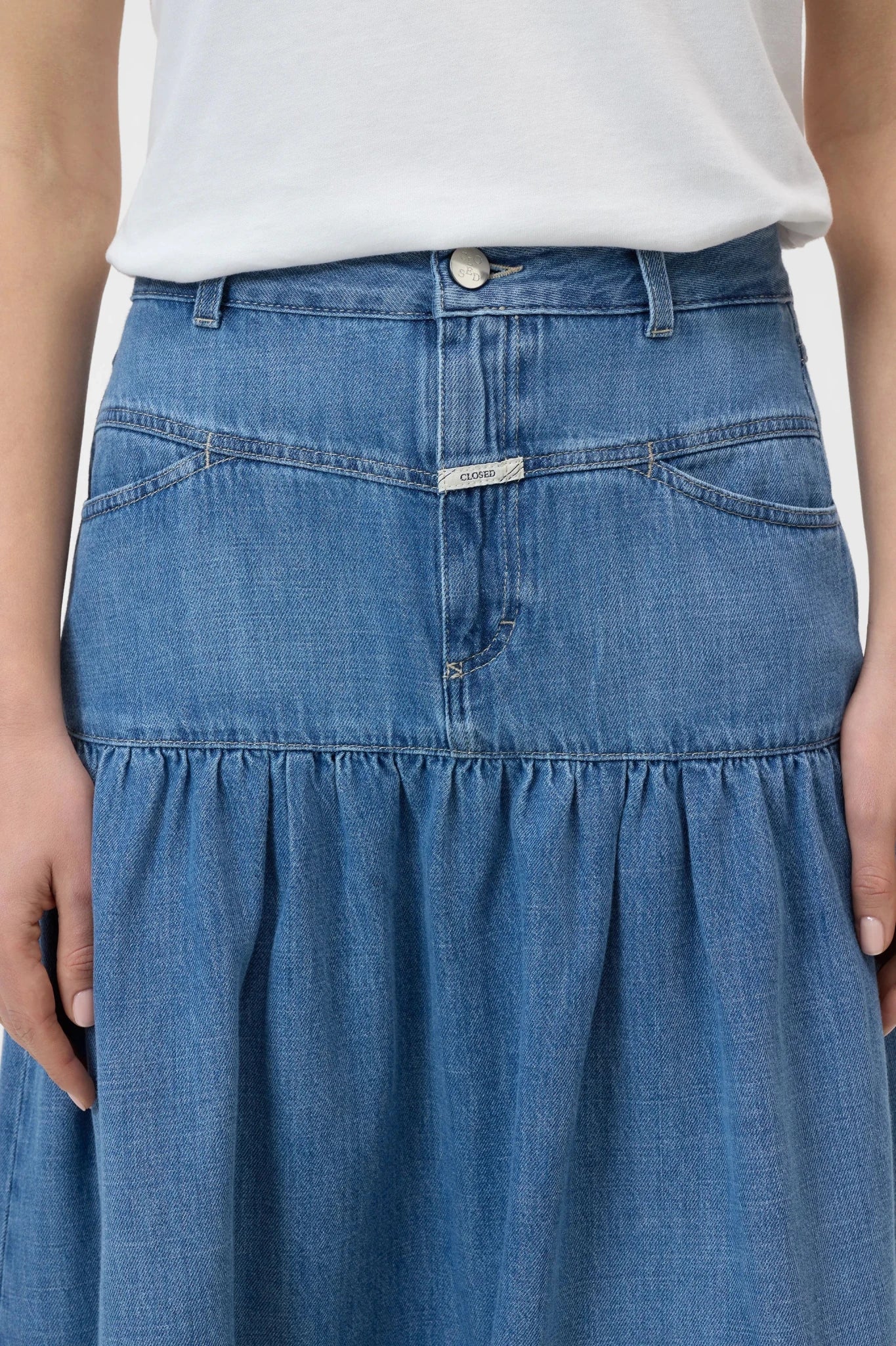 CLOSED BALLON DENIM SKIRT - Den Lille Ida - Closed
