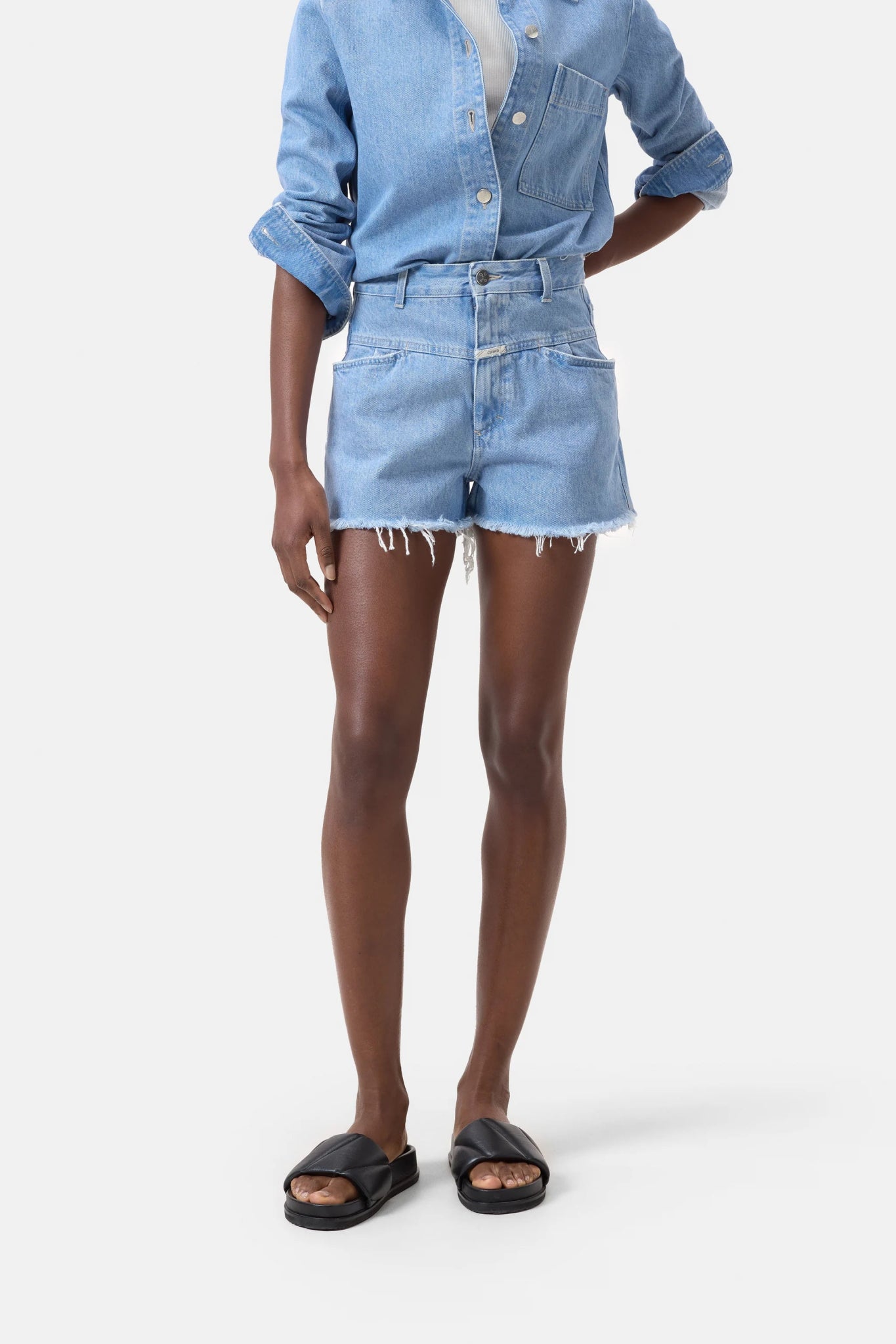 CLOSED SHORTS JOCY - X LIGHT BLUE - Den Lille Ida - Closed