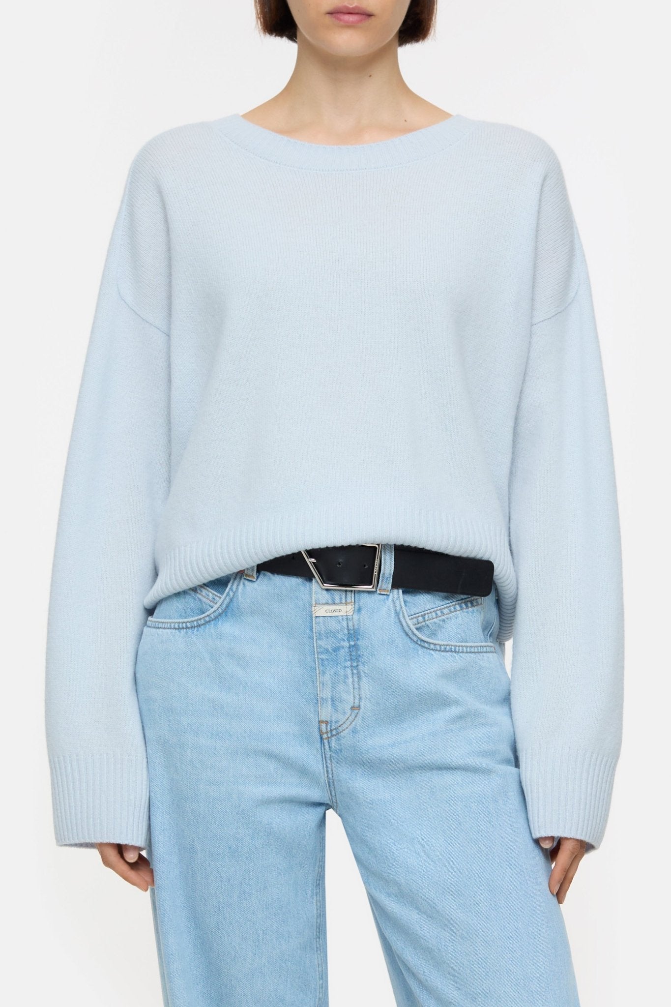 Closed Crew Neck Wide Sleeve Light Blue Sky - Den Lille Ida - Closed