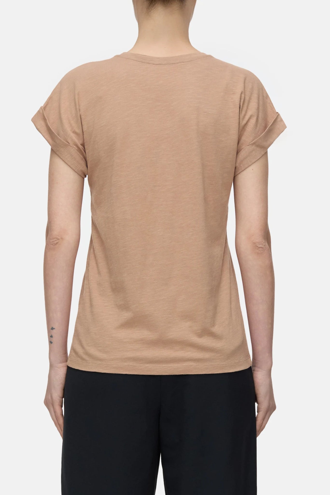 Closed Easy T - Shirt Biscotti Brown - Den Lille Ida - Closed