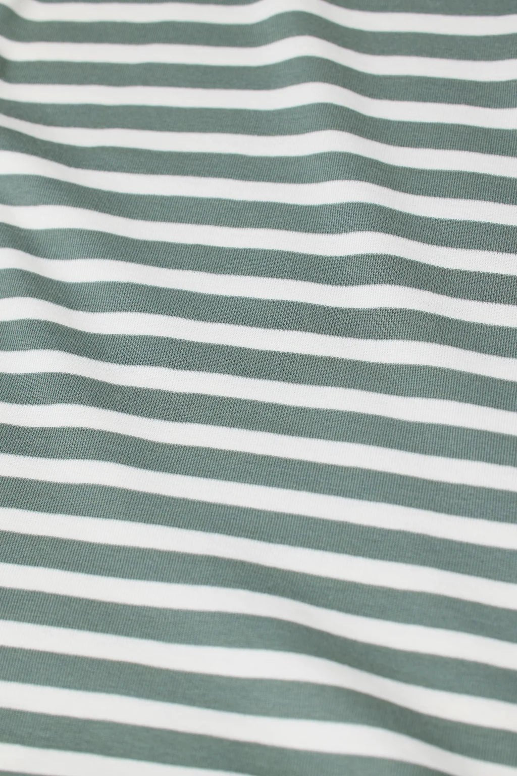 Closed Long - Sleeved T-Shirt Stripes Faded Green - Den Lille Ida - Closed