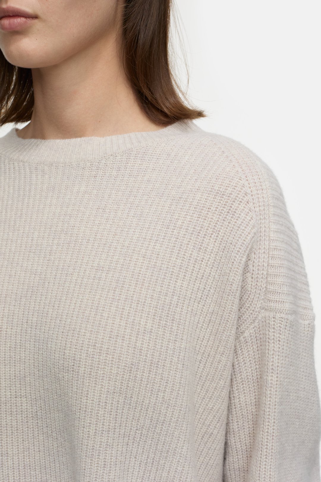 Closed Merini Wool Jumper Pearl Beige - Den Lille Ida - Closed