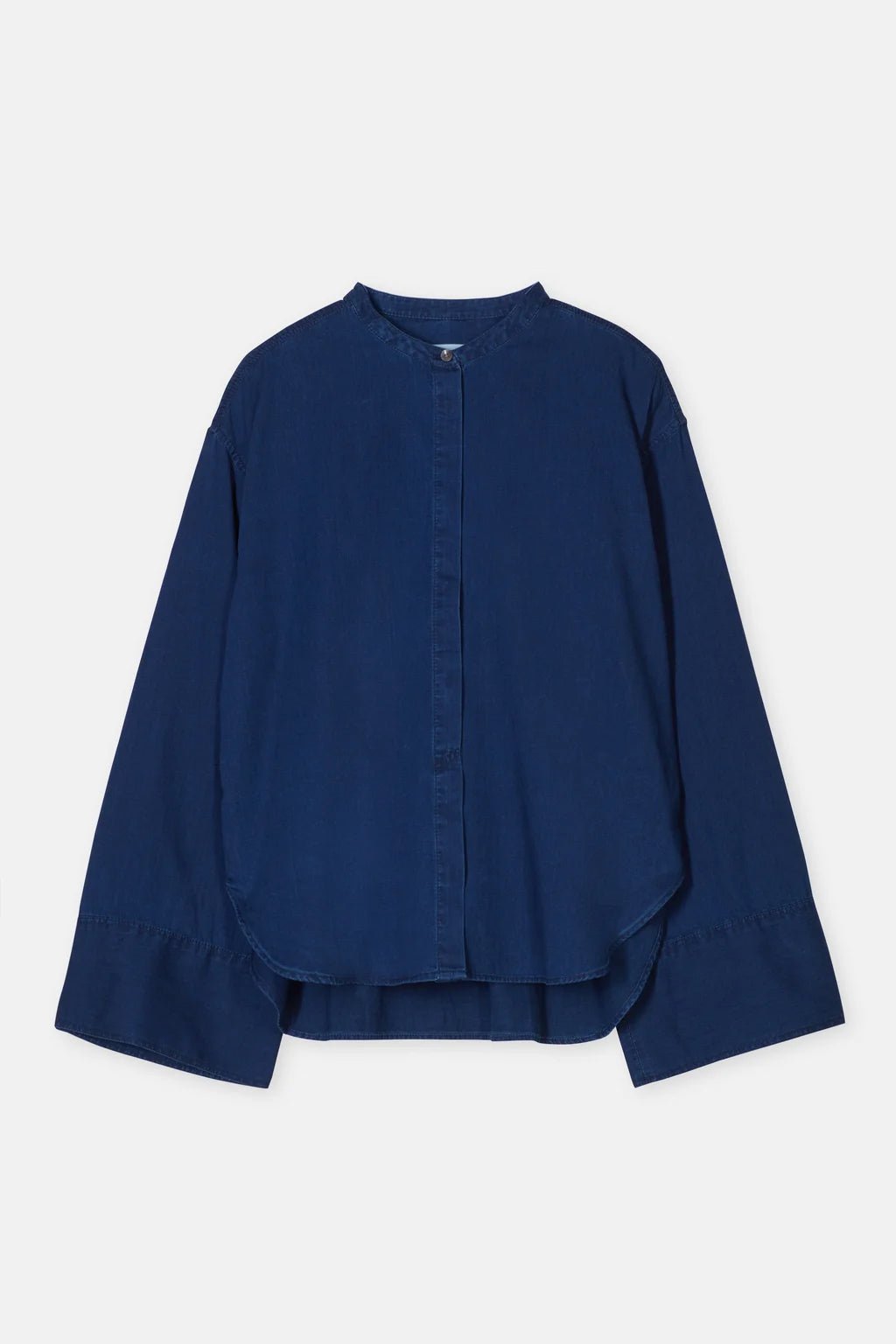 CLOSED TURN UP SHIRT NDIGO DARK BLUE - Den Lille Ida - Closed