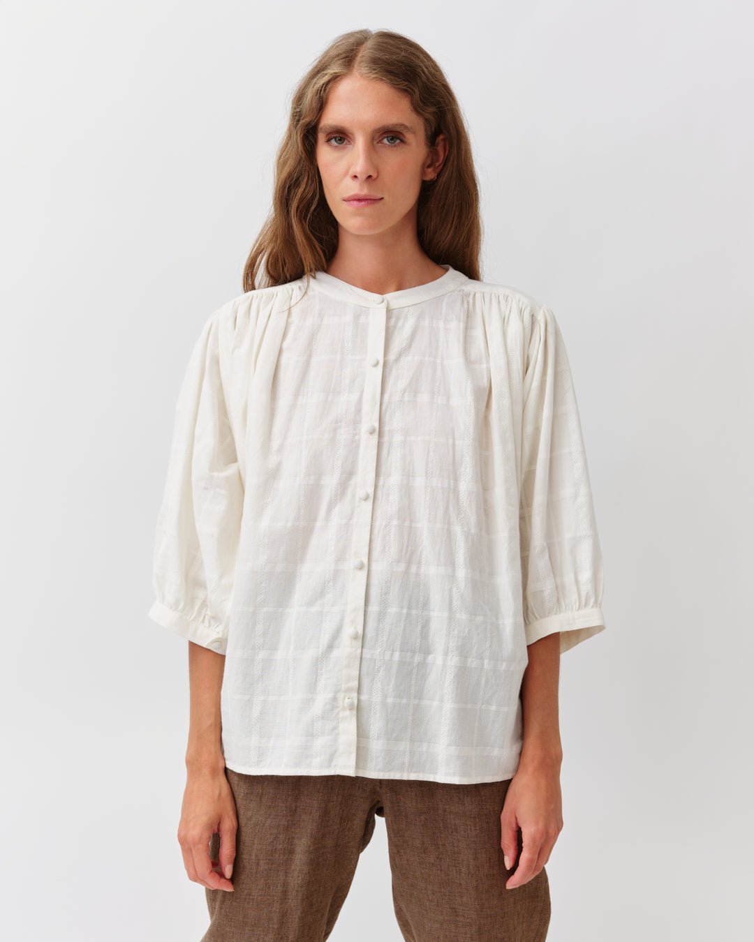 Diega Shirt Celesto Ecru - Den Lille Ida - Diega