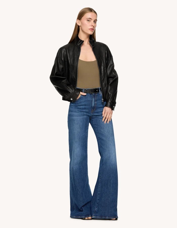 Dondup Amber Wide Leg High Waisted Jeans - Den Lille Ida - Dondup