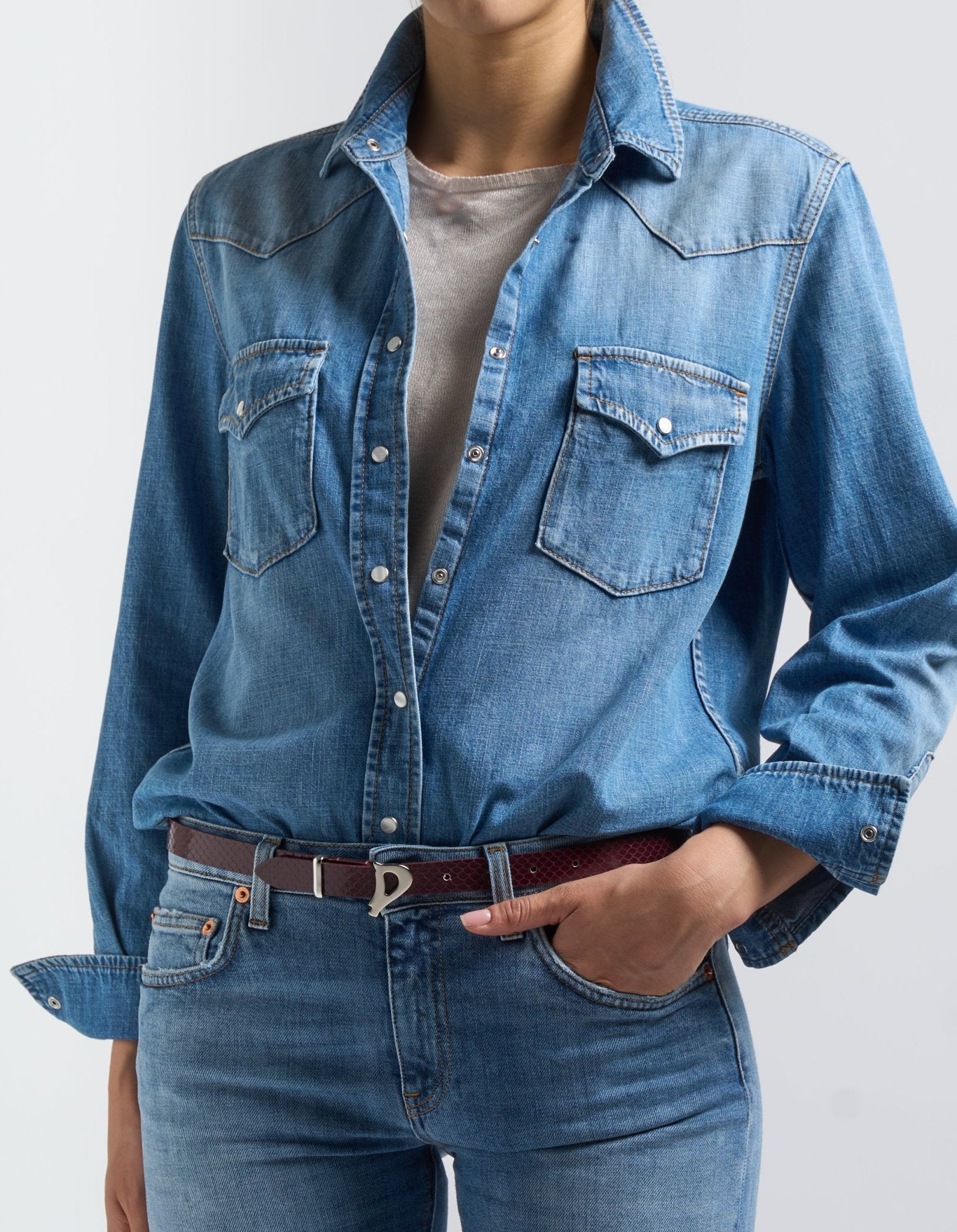 Dondup Denim Shirt - Den Lille Ida - Dondup