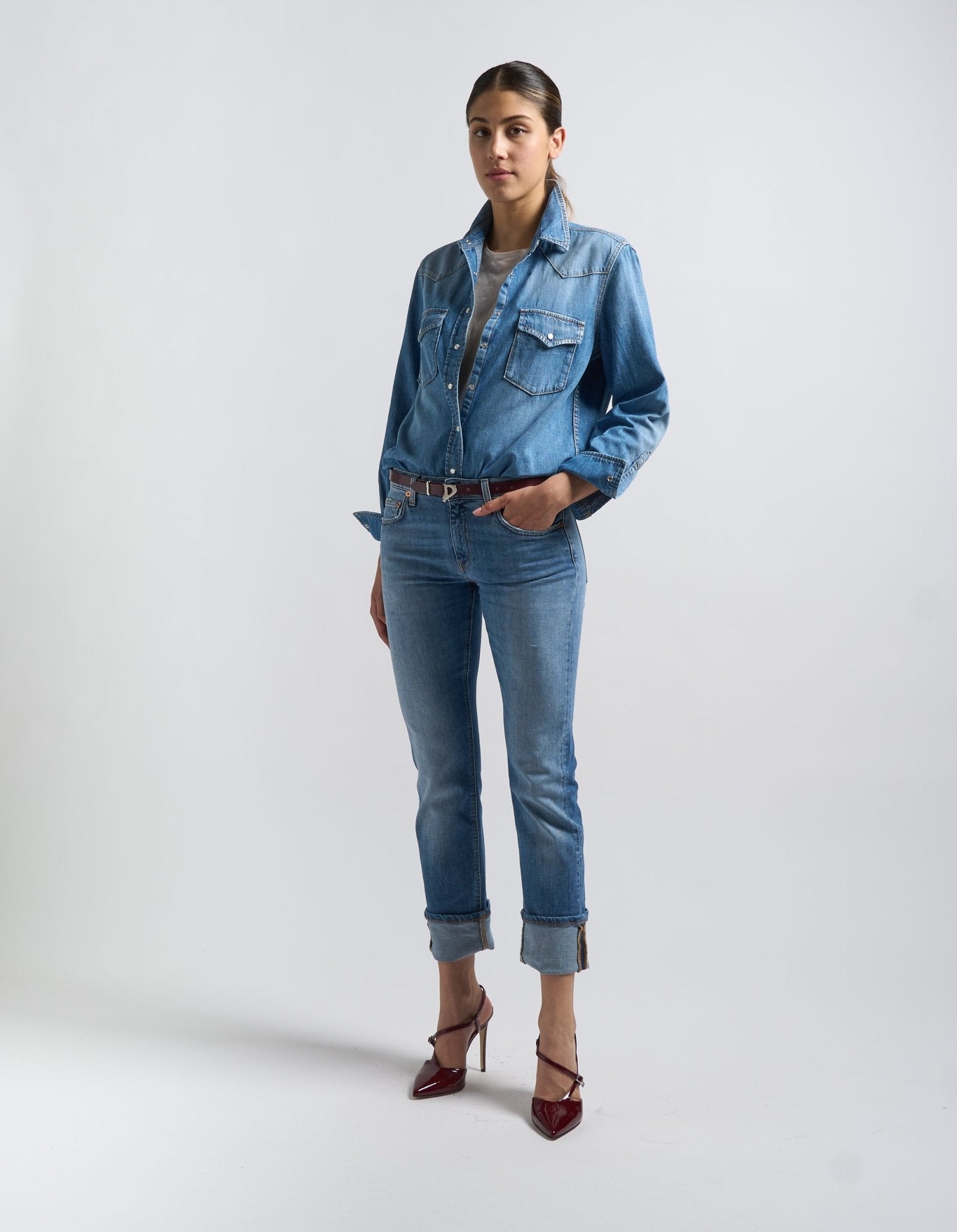 Dondup Denim Shirt - Den Lille Ida - Dondup