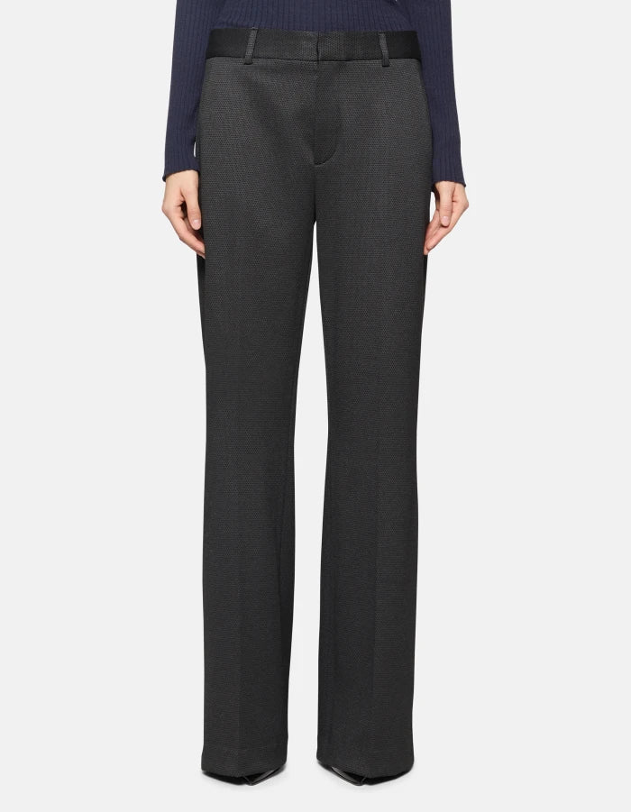 Dondup Janice Wide Leg Trousers Black - Den Lille Ida - Dondup