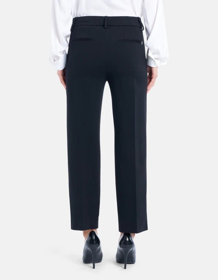 Dondup Meli Loose - fit Cropped Trousers in Jersey black - Den Lille Ida - Dondup