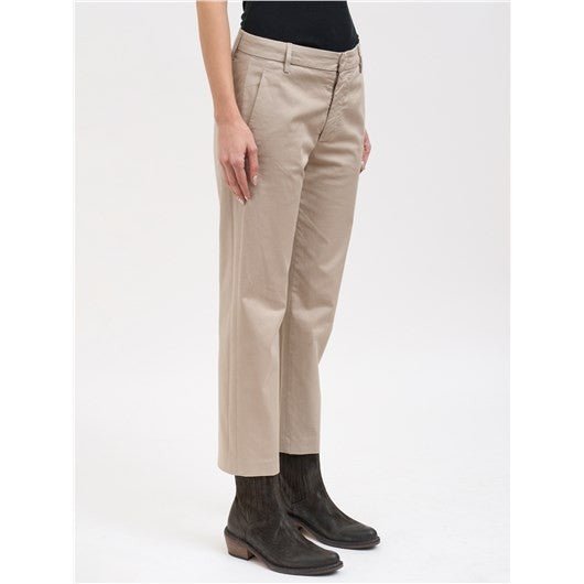 Dondup Nima Fit Loose Fit Trousers Cotton - Den Lille Ida - Dondup