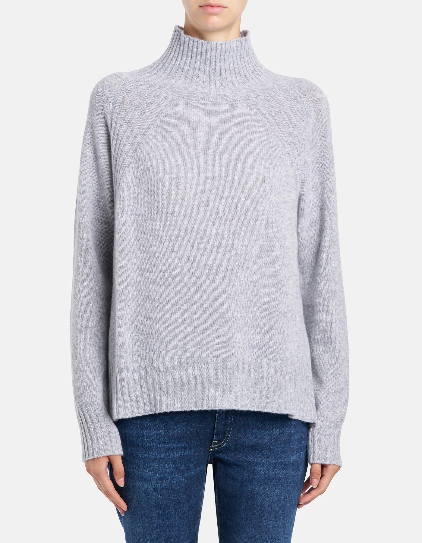 Dondup Regular - fit Polo Neck Jumper in Cashmere Wool - Den Lille Ida - Dondup