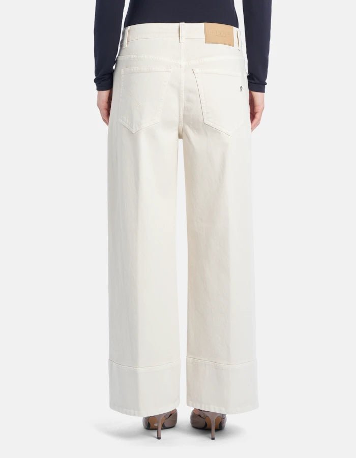 Dondup Ruby Wide - leg Jeans in Stretch Bull Denim - Den Lille Ida - Dondup