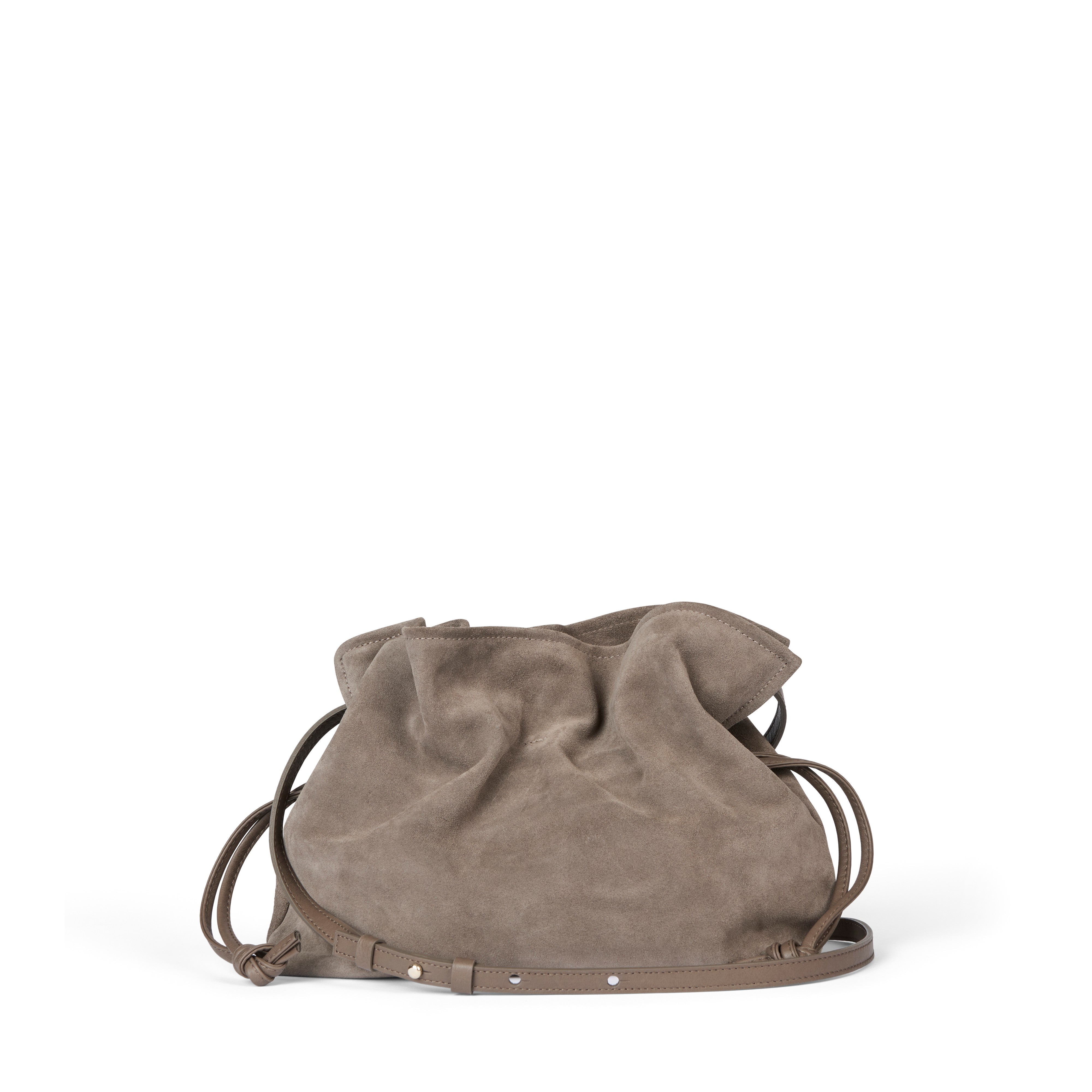 Infinito Camilla Bag Suede Elephant Grey