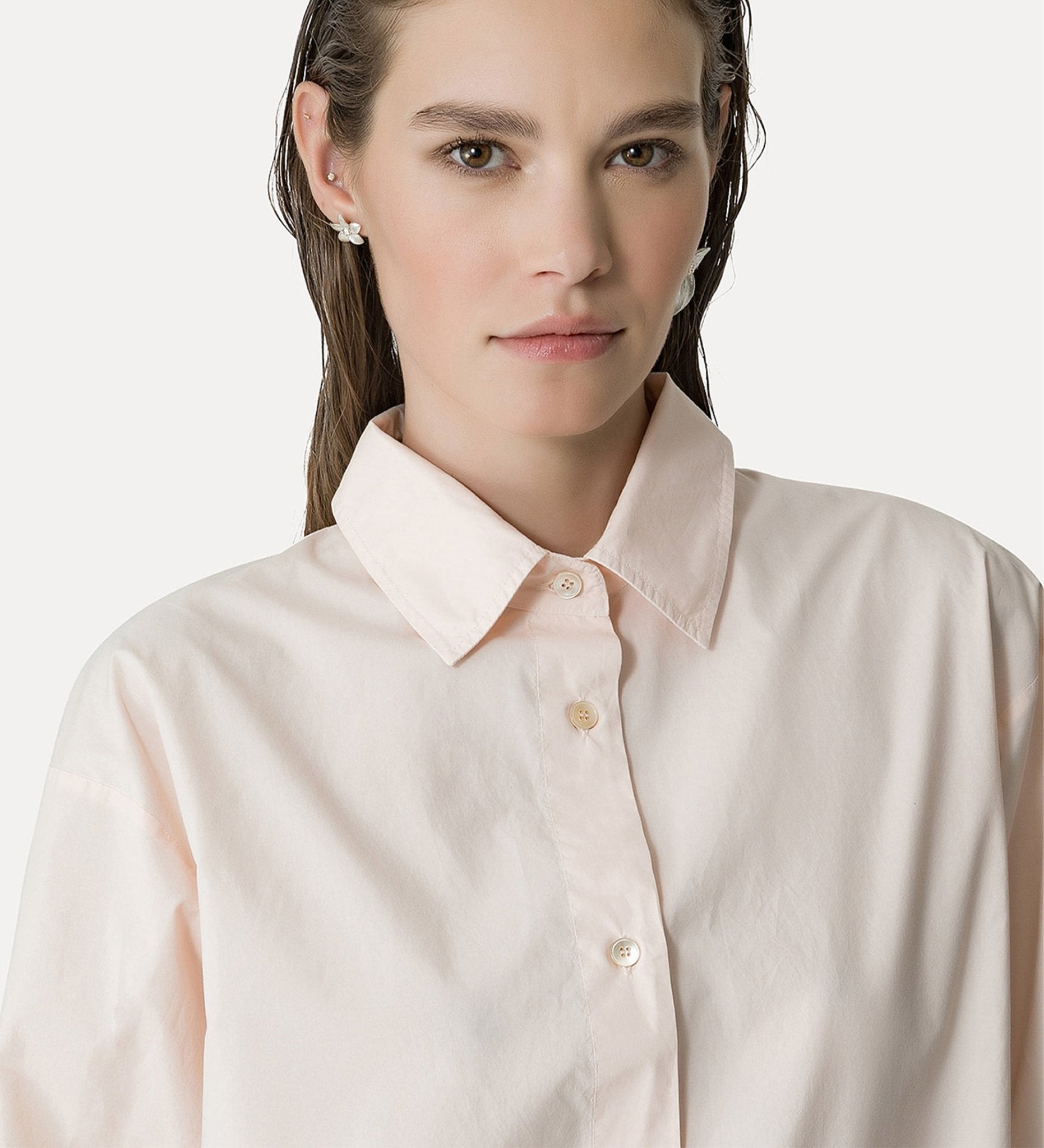 forte_forte boxy–fit shirt in poplin - Den Lille Ida - forte_forte