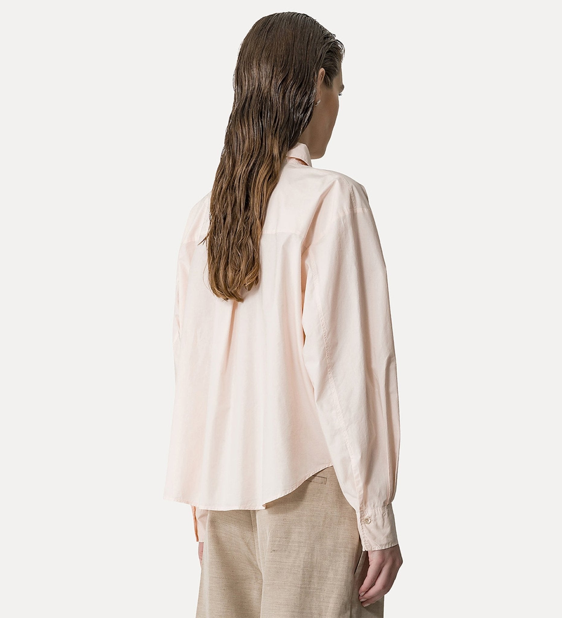 forte_forte boxy–fit shirt in poplin - Den Lille Ida - forte_forte