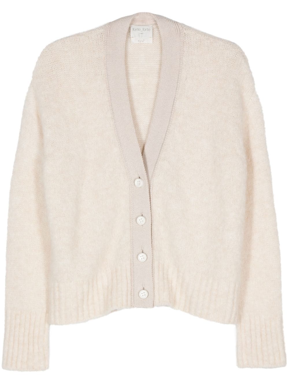 forte_forte brushed wool mohair cardigan - Den Lille Ida - forte_forte