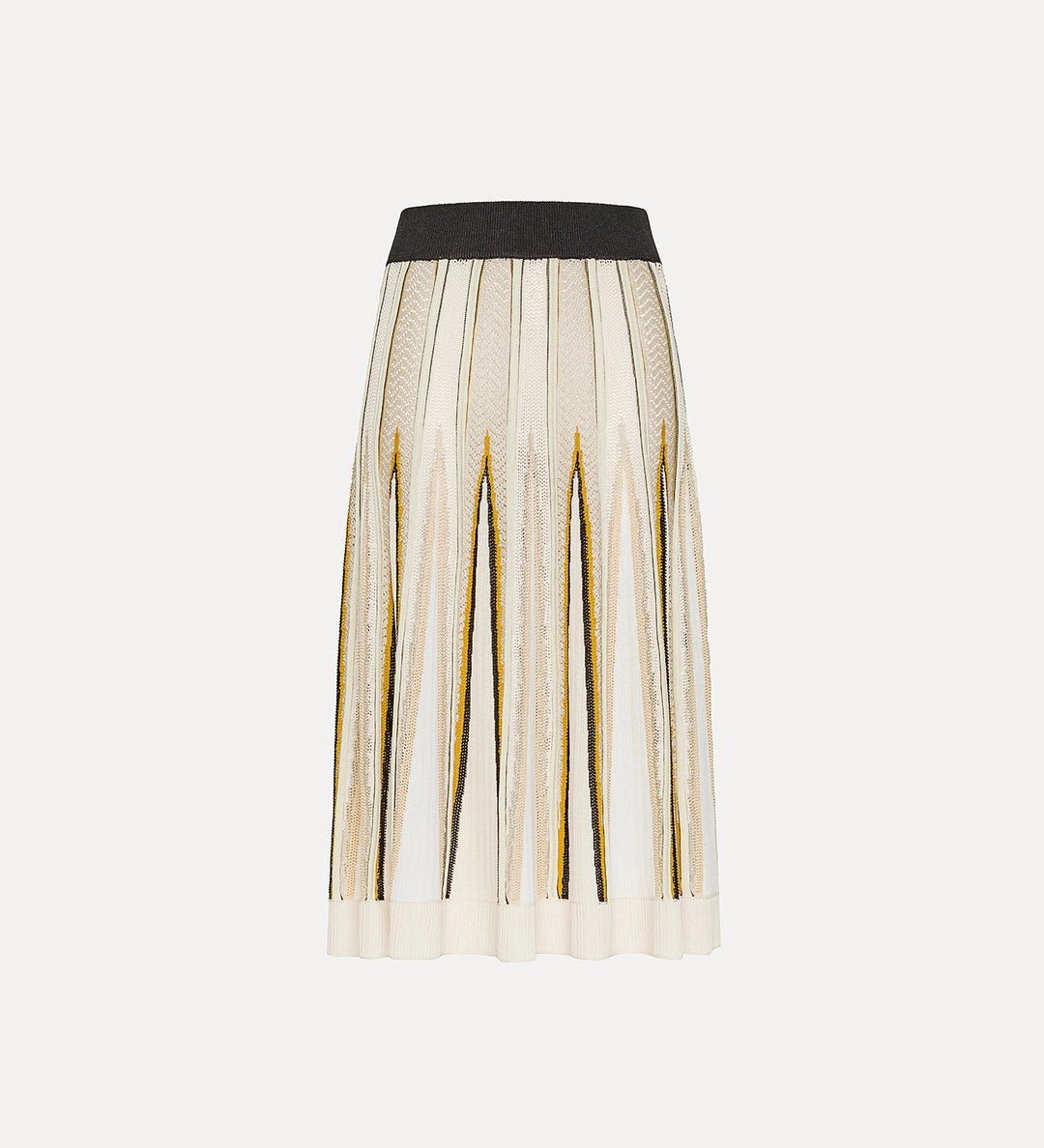 FORTE_FORTE CHEVRON INTARSIA SKIRT - Den Lille Ida - forte_forte