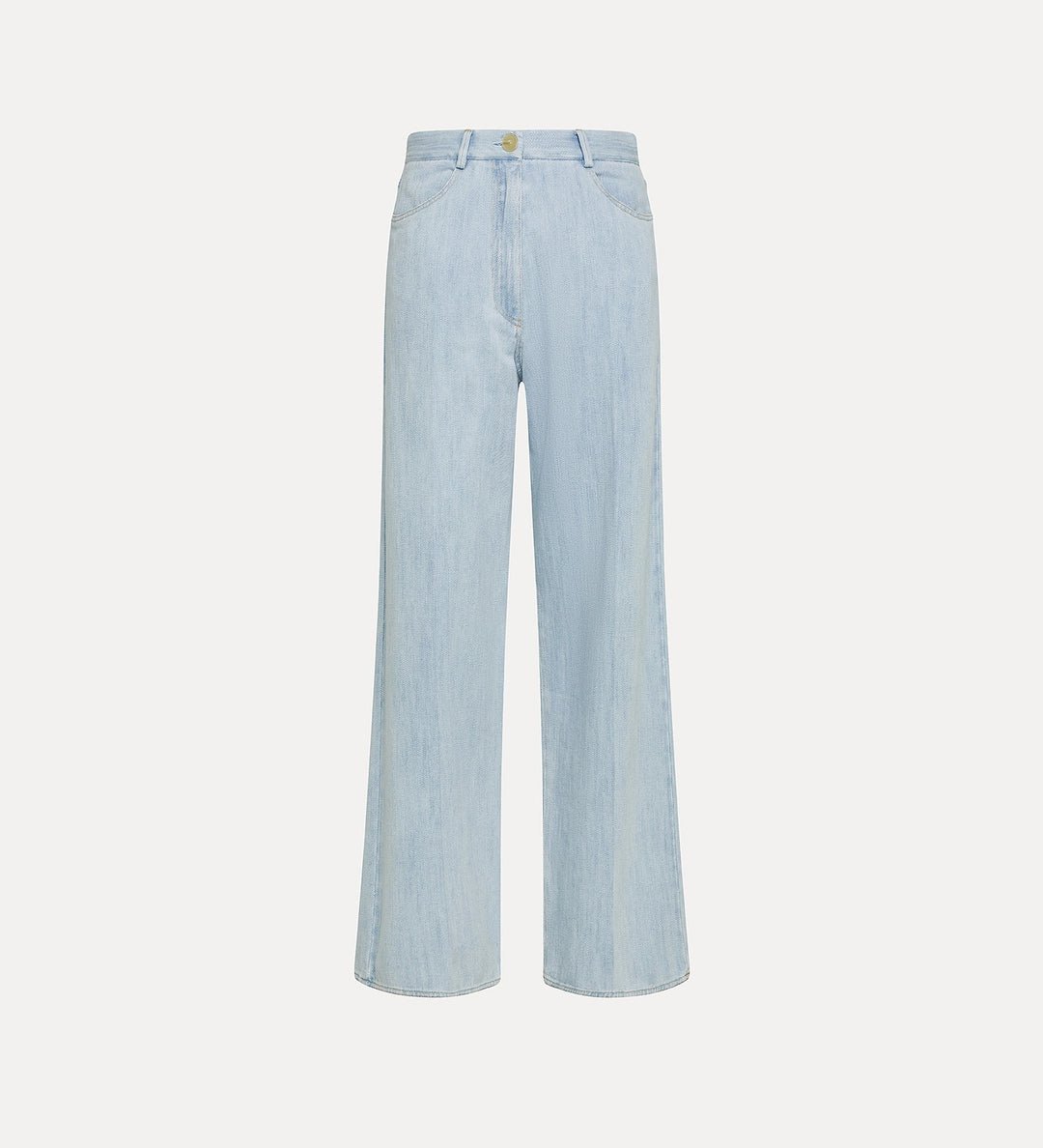 forte_forte denim calvary 5 pocket pants bleach - Den Lille Ida - forte_forte