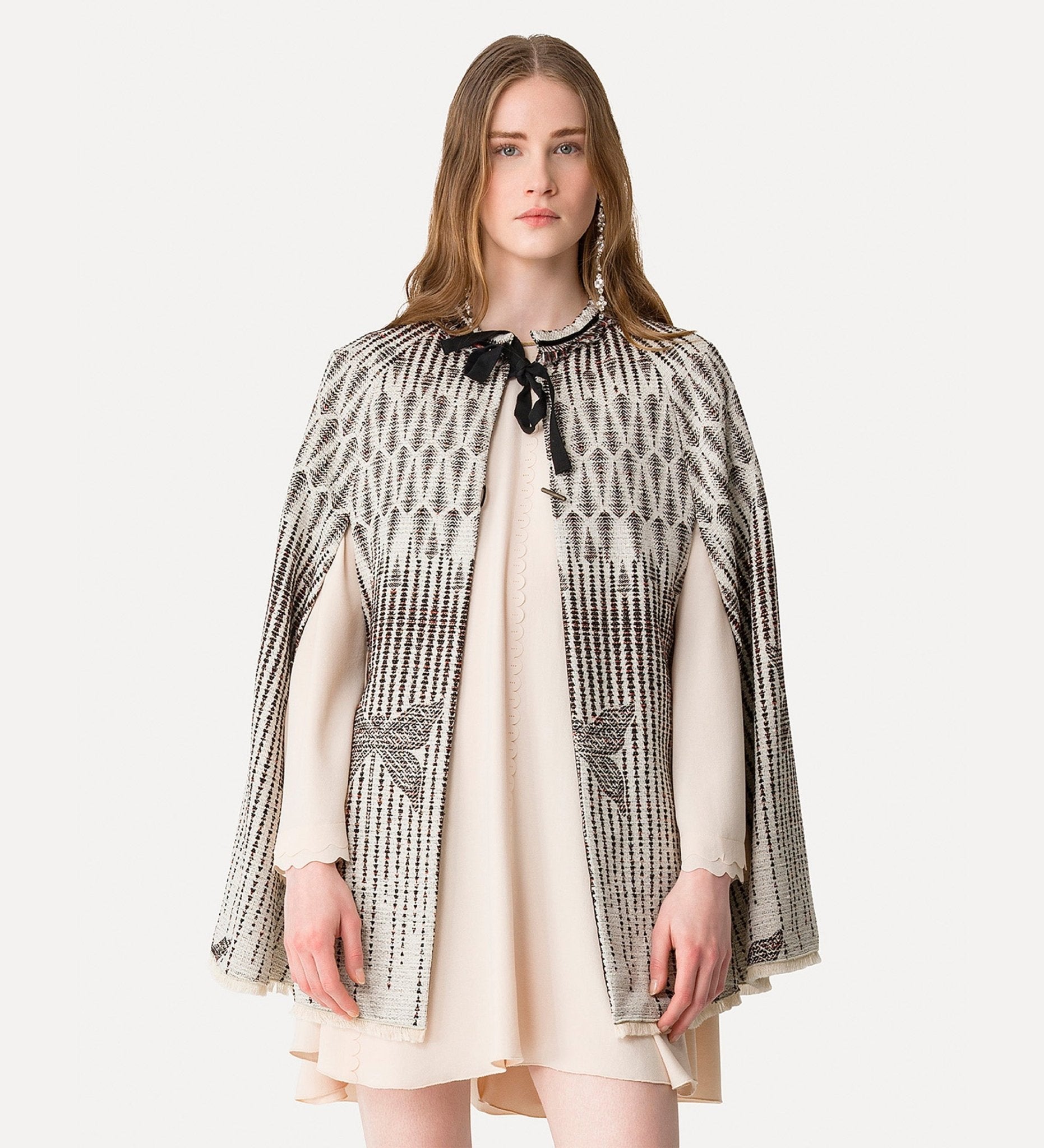 forte_forte “libelle” jacquard cape - Den Lille Ida - forte_forte