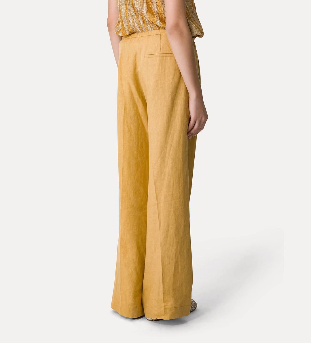 FORTE_FORTE LINEN TROUSERS WITH PLEATS - Den Lille Ida - forte_forte