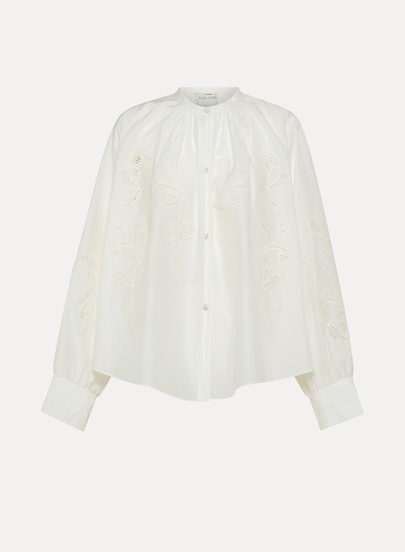 forte_forte "lunamaris" voile bohemian shirt - Den Lille Ida - forte_forte