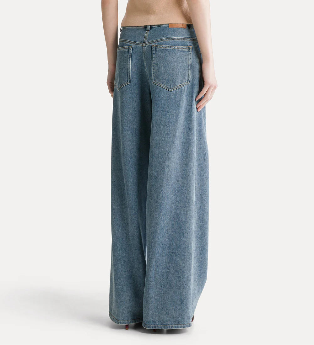 forte_forte calvary denim 5 pockets pants