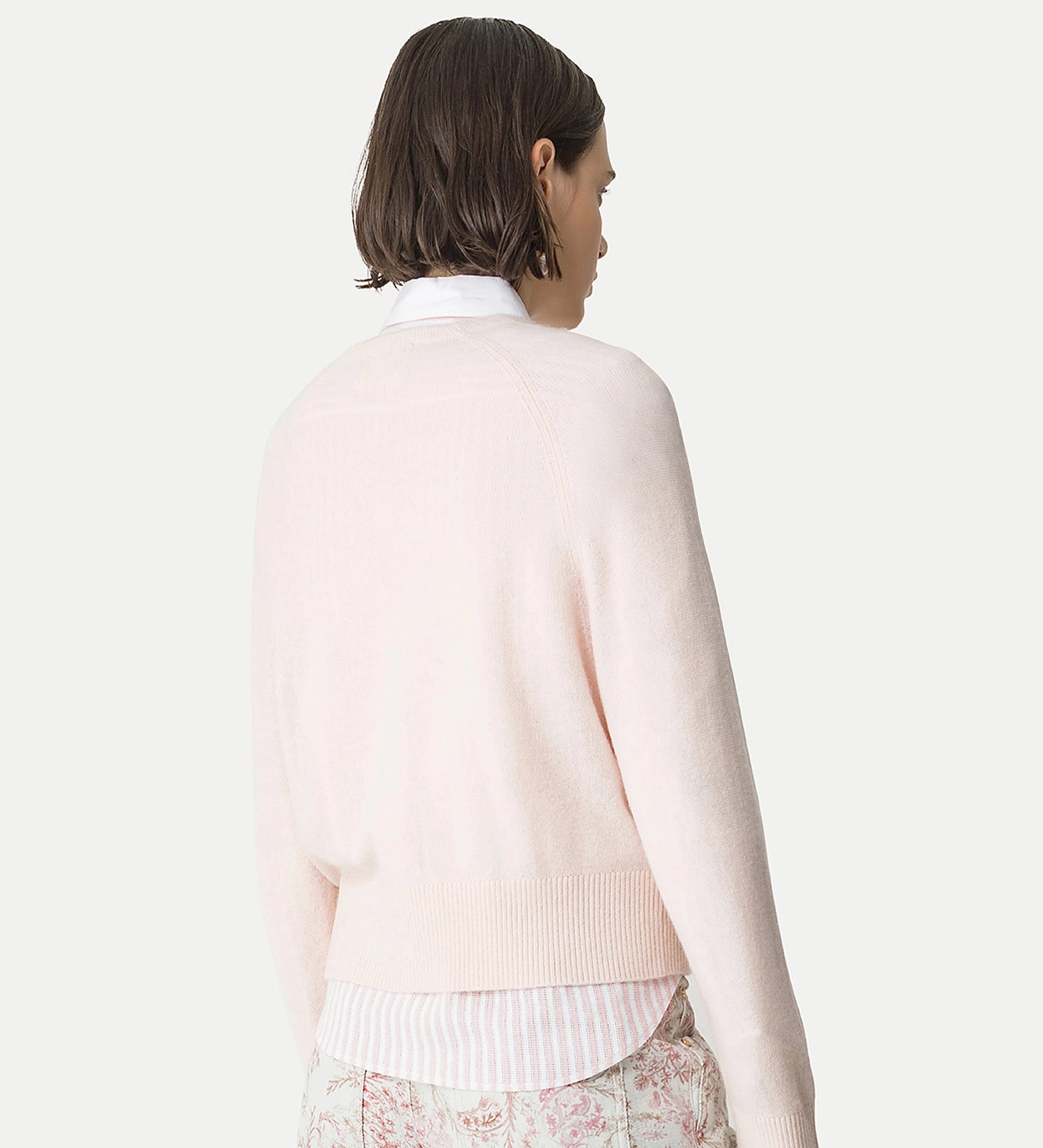 forte_forte wool cashmere gauze cardigan peonia