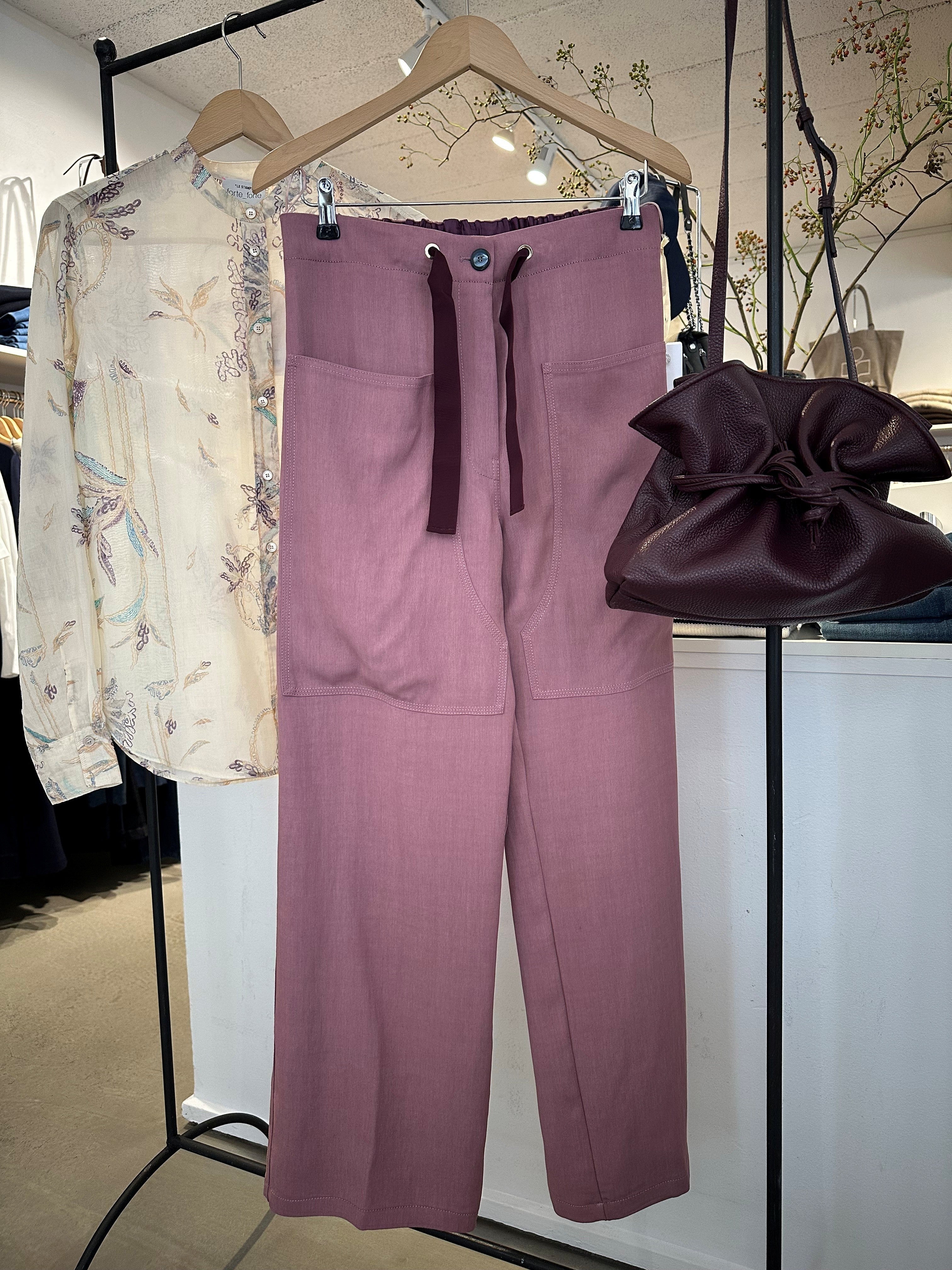 forte_forte fluid slubbed canvas cargo pants