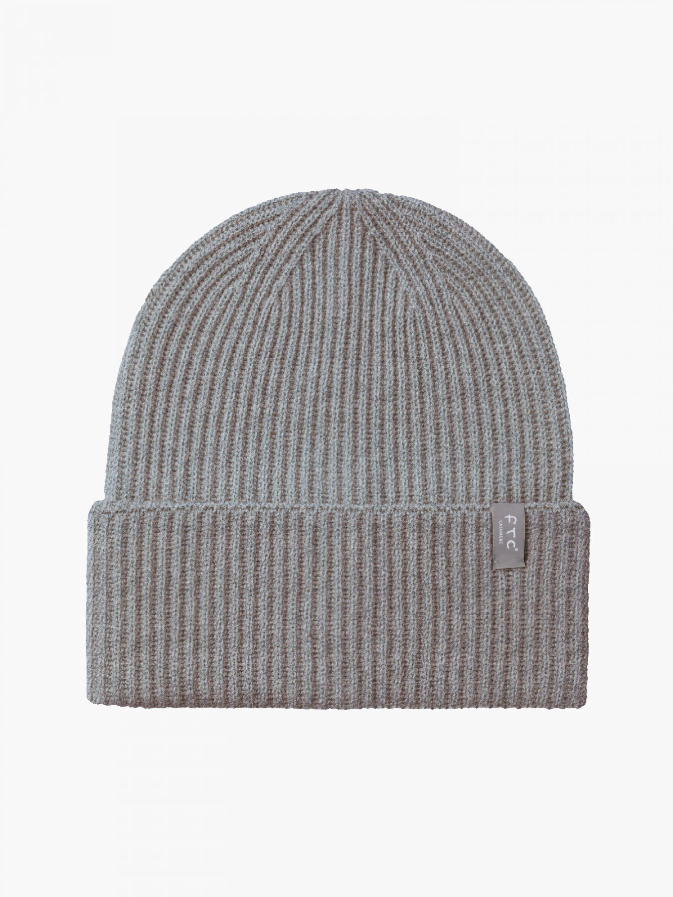 FTC Cashmere Beanie with wide Turn - Up Opal Grey - Den Lille Ida - FTC