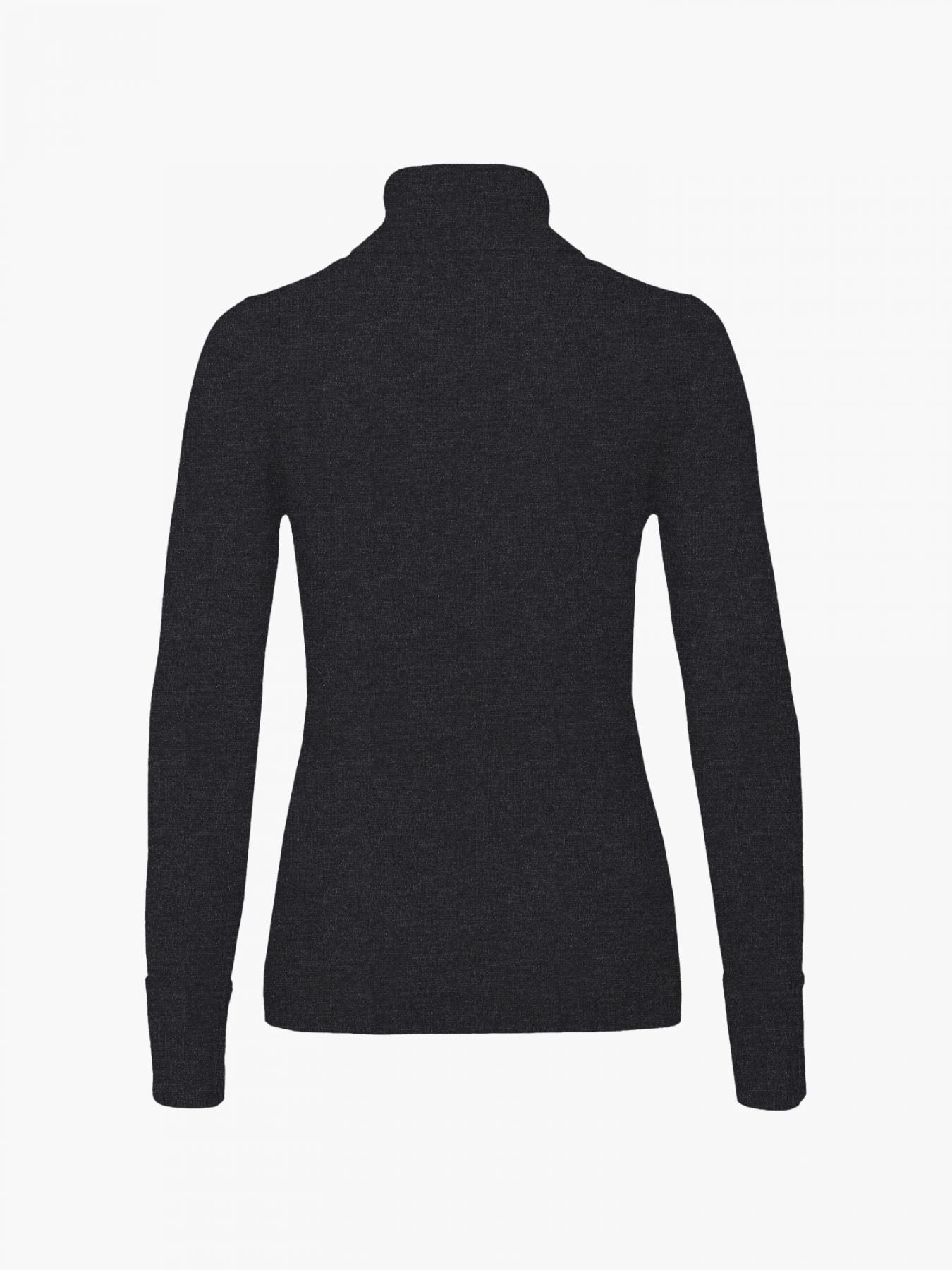 FTC cashmere rullekrave charcoal - Den Lille Ida - FTC