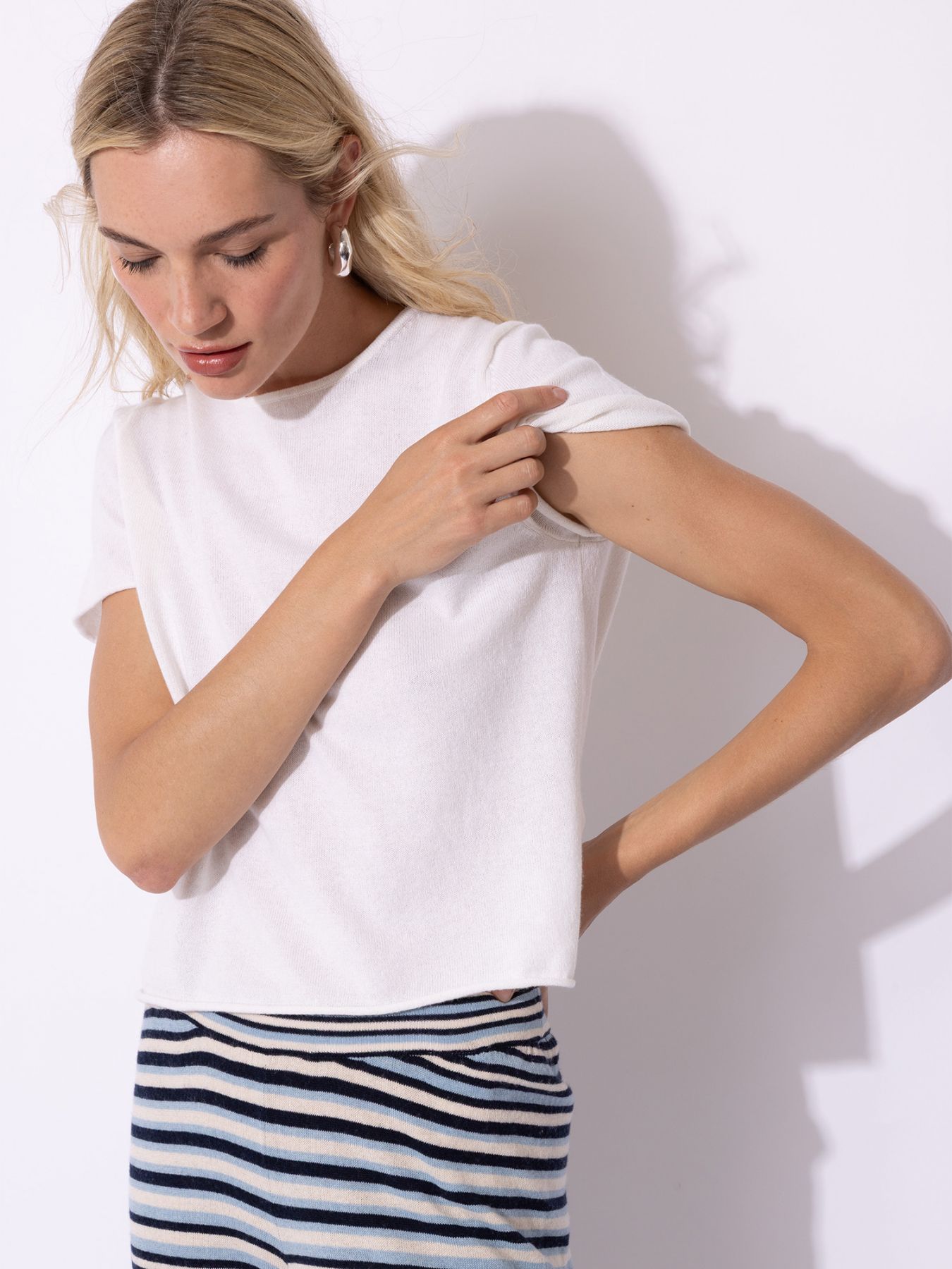 FTC Cotton/Cashmere T-Shirt - Den Lille Ida - FTC