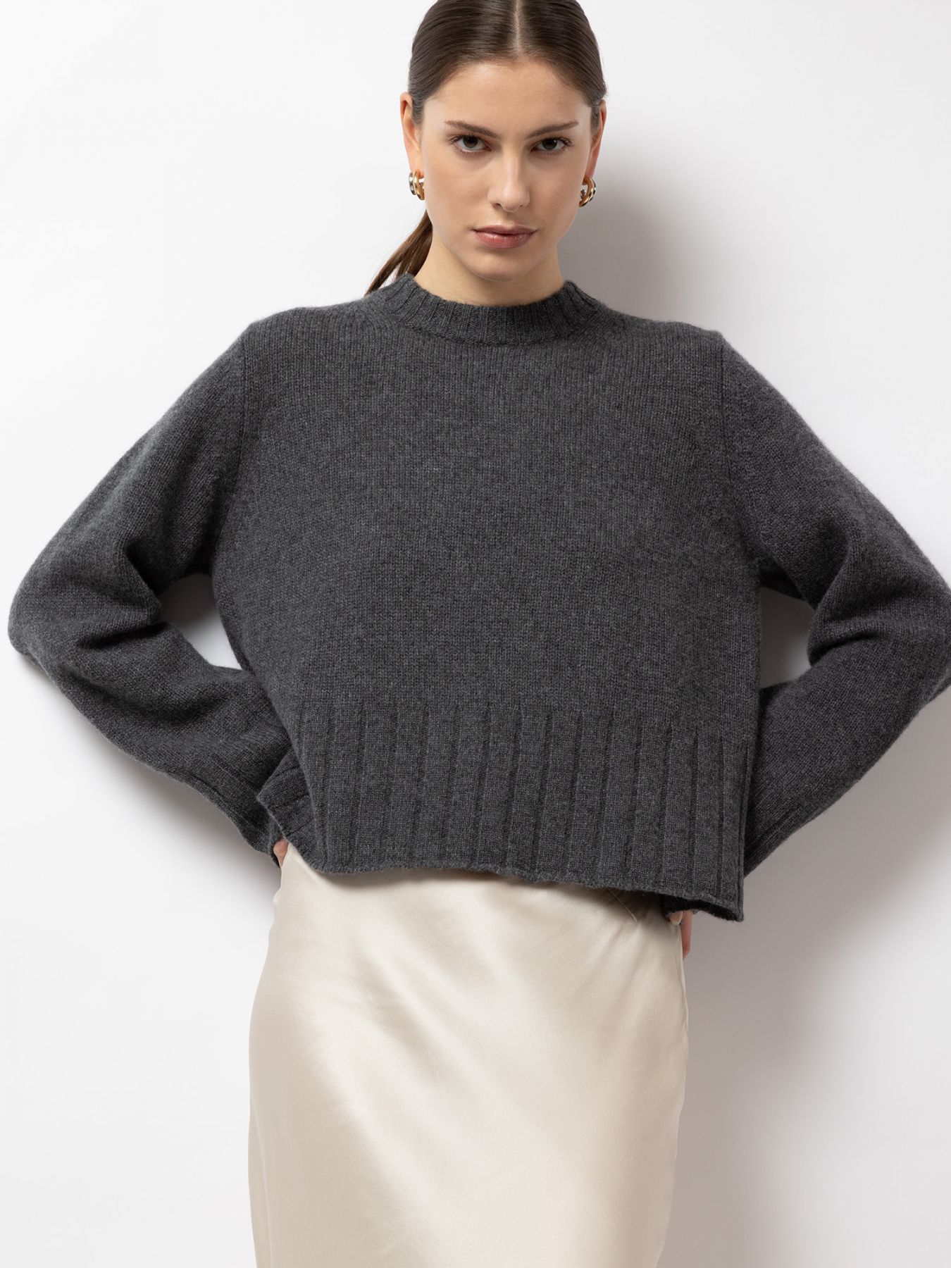 FTC Roundneck Pullover Charcoal - Den Lille Ida - ftc